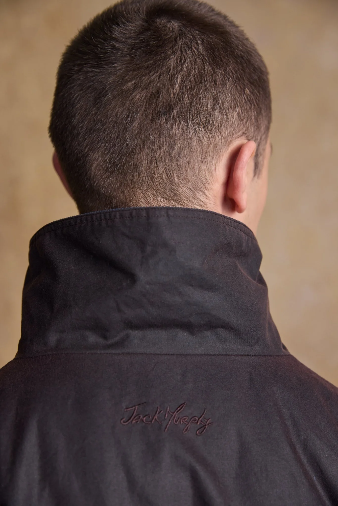 Archie Wax Jacket - Rustic Brown - Image 11