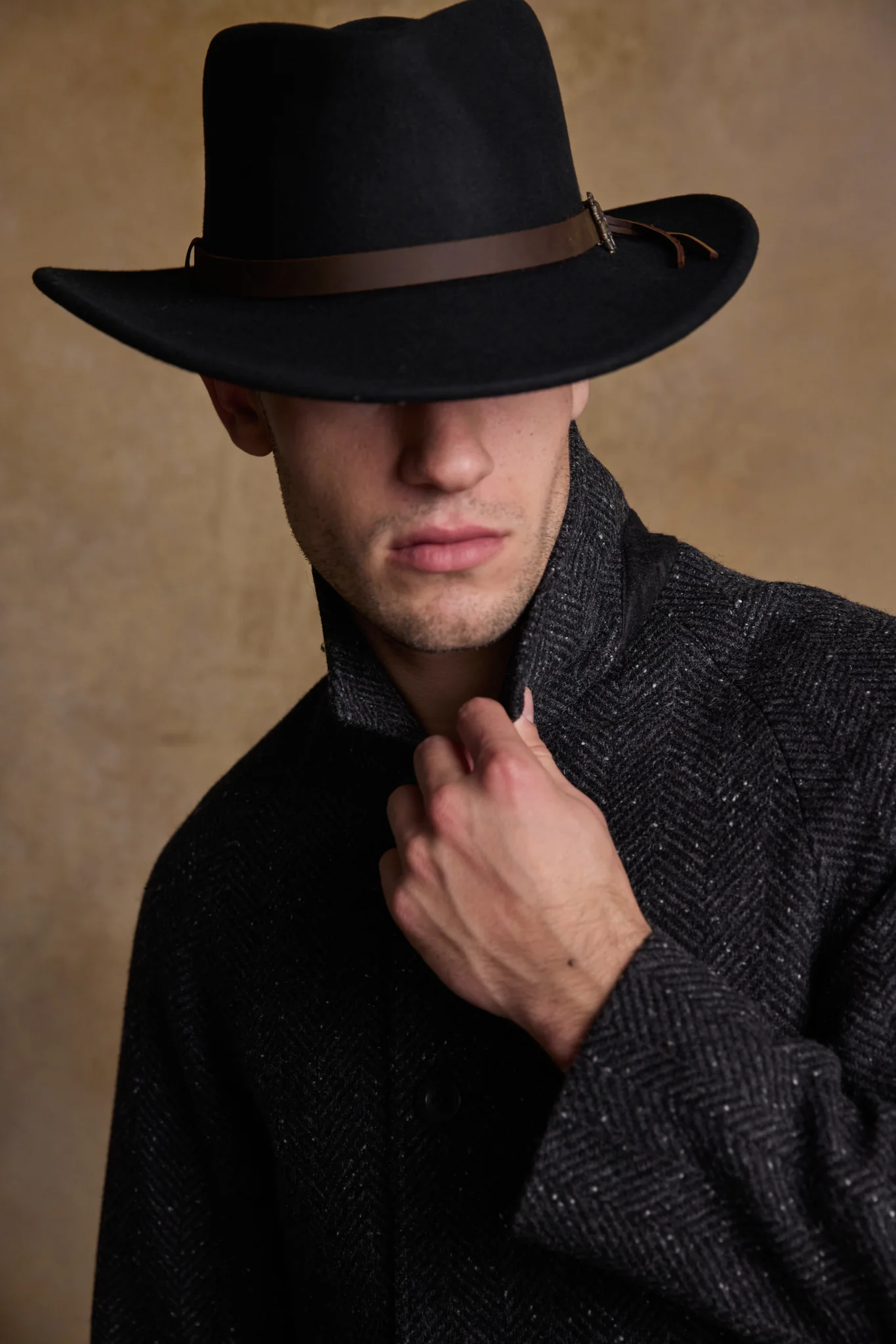 Boston Felt Hat - Black - Image 4