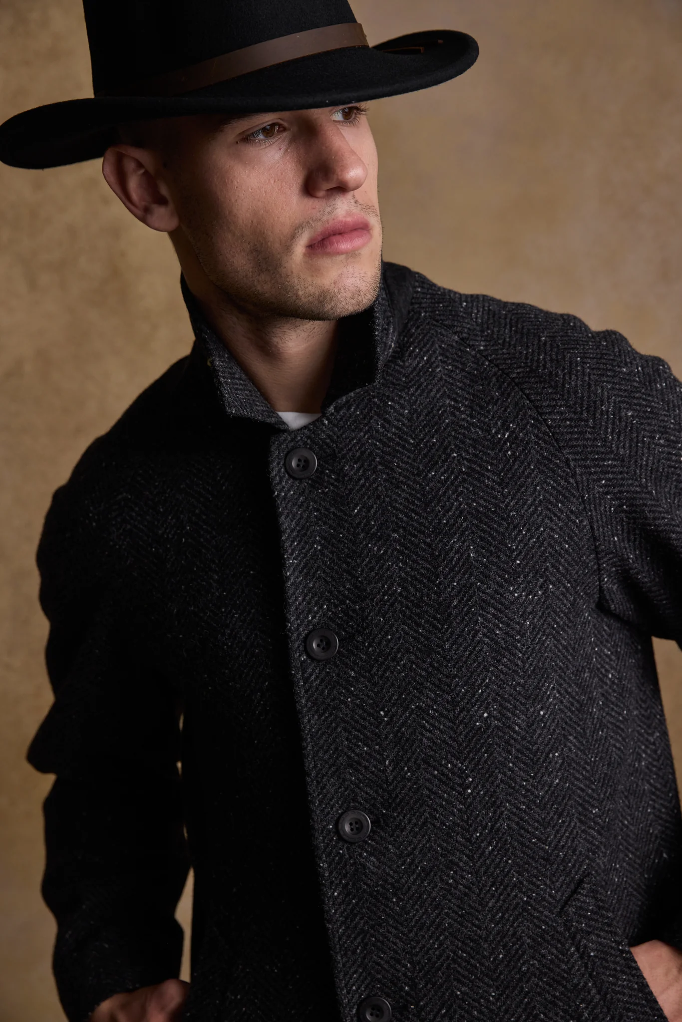 Boston Felt Hat - Black - Image 8