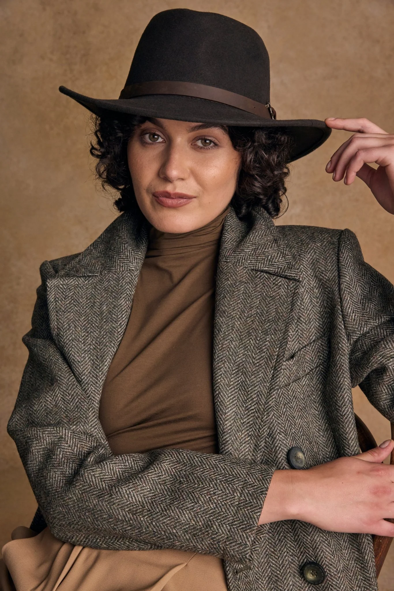 Boston Felt Hat - Brown - Image 5