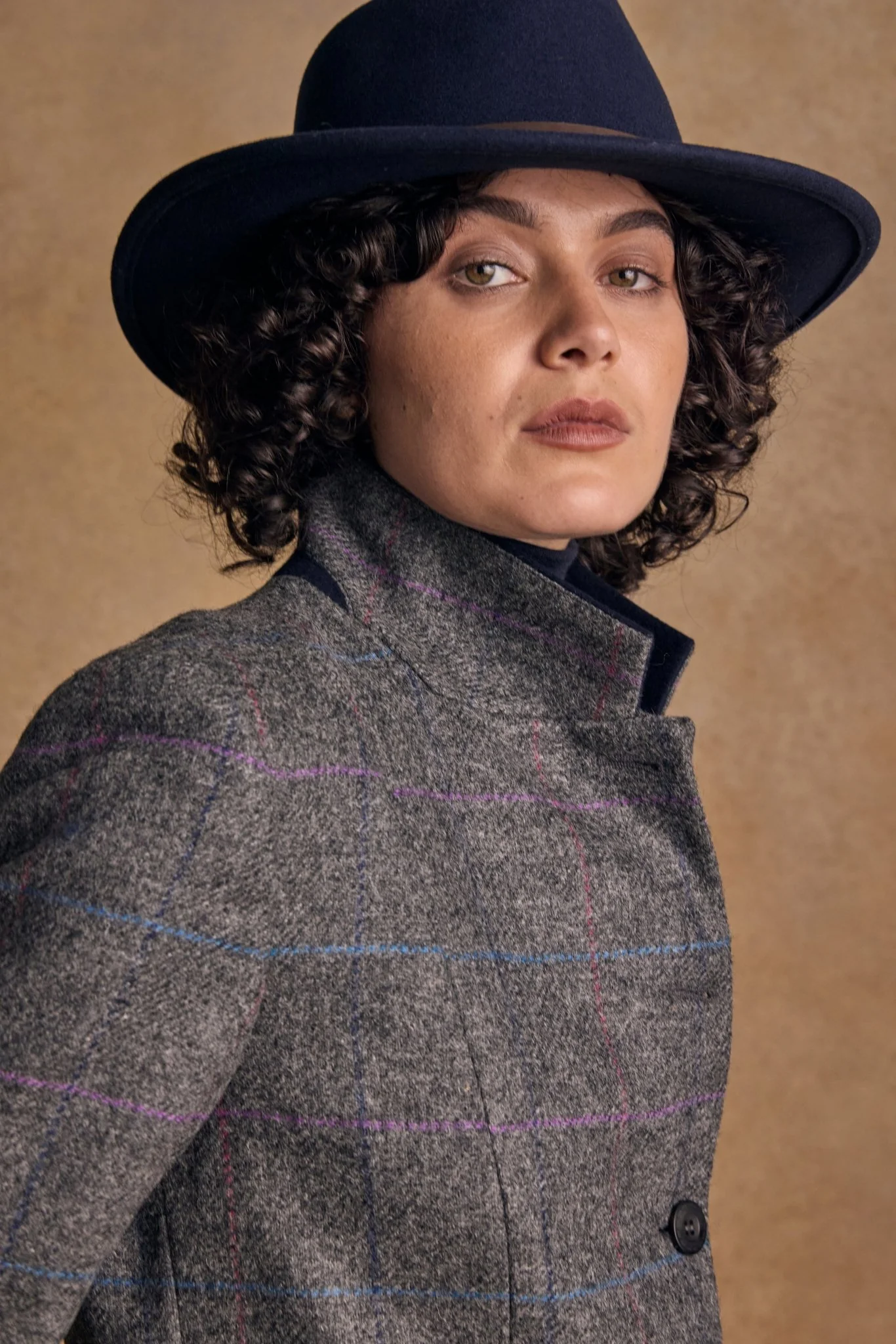 Boston Felt Hat - Navy - Image 5