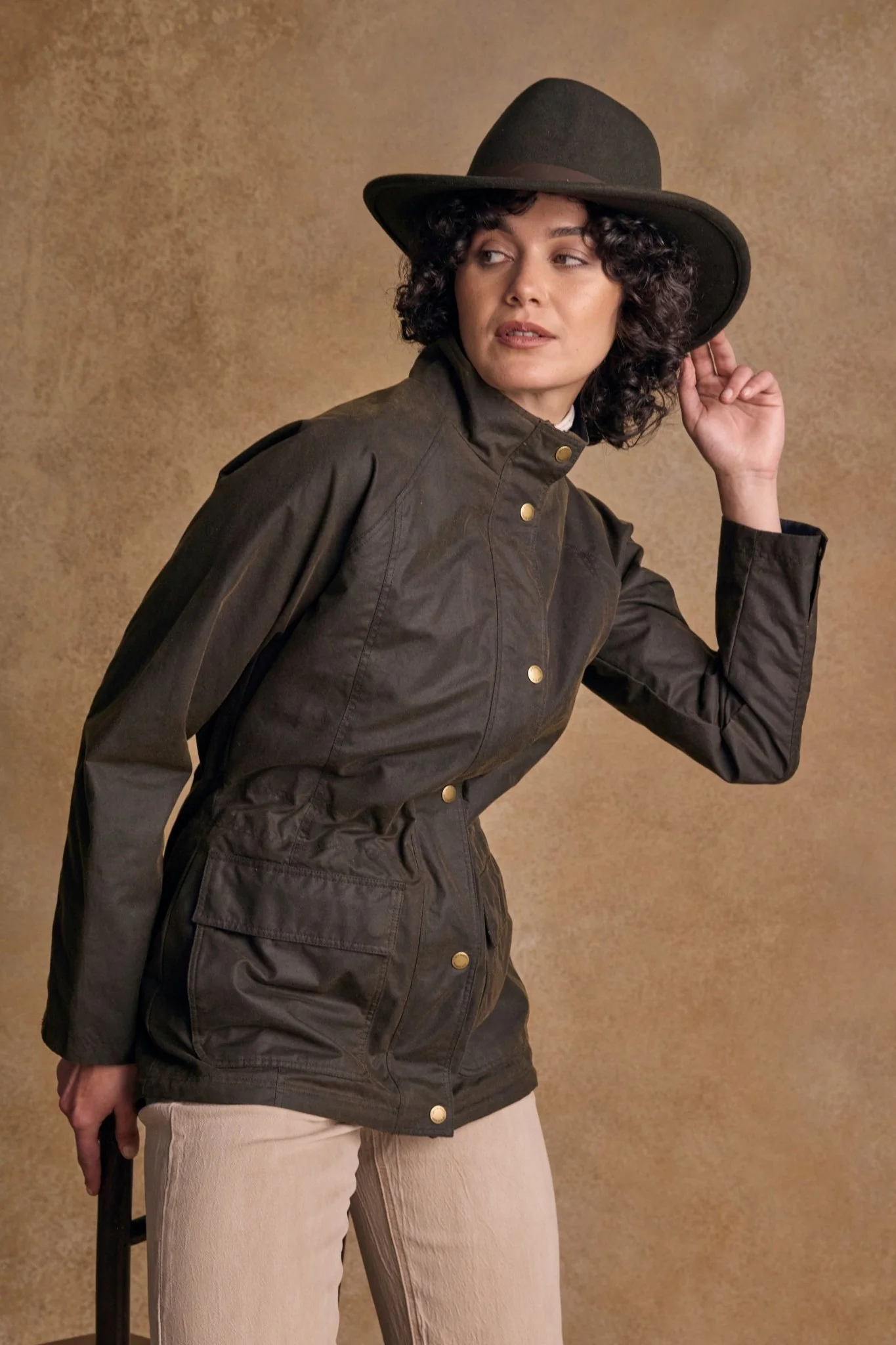 Boston Felt Hat - Olive