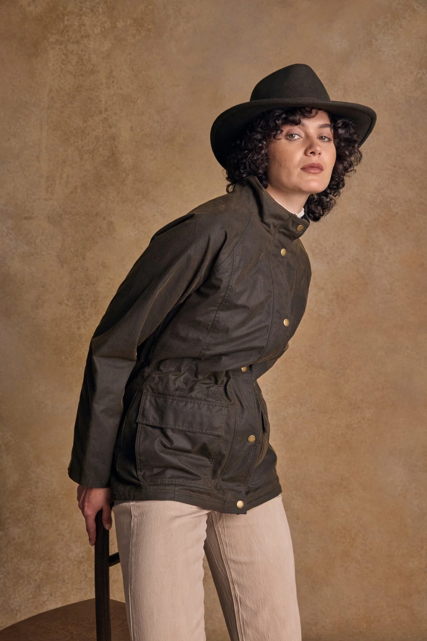 Boston Felt Hat - Olive - Image 4