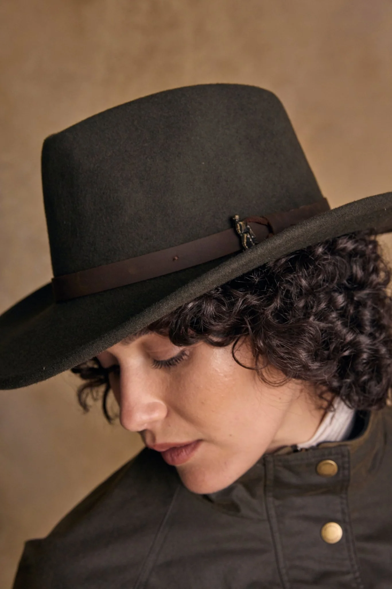 Boston Felt Hat - Olive - Image 5