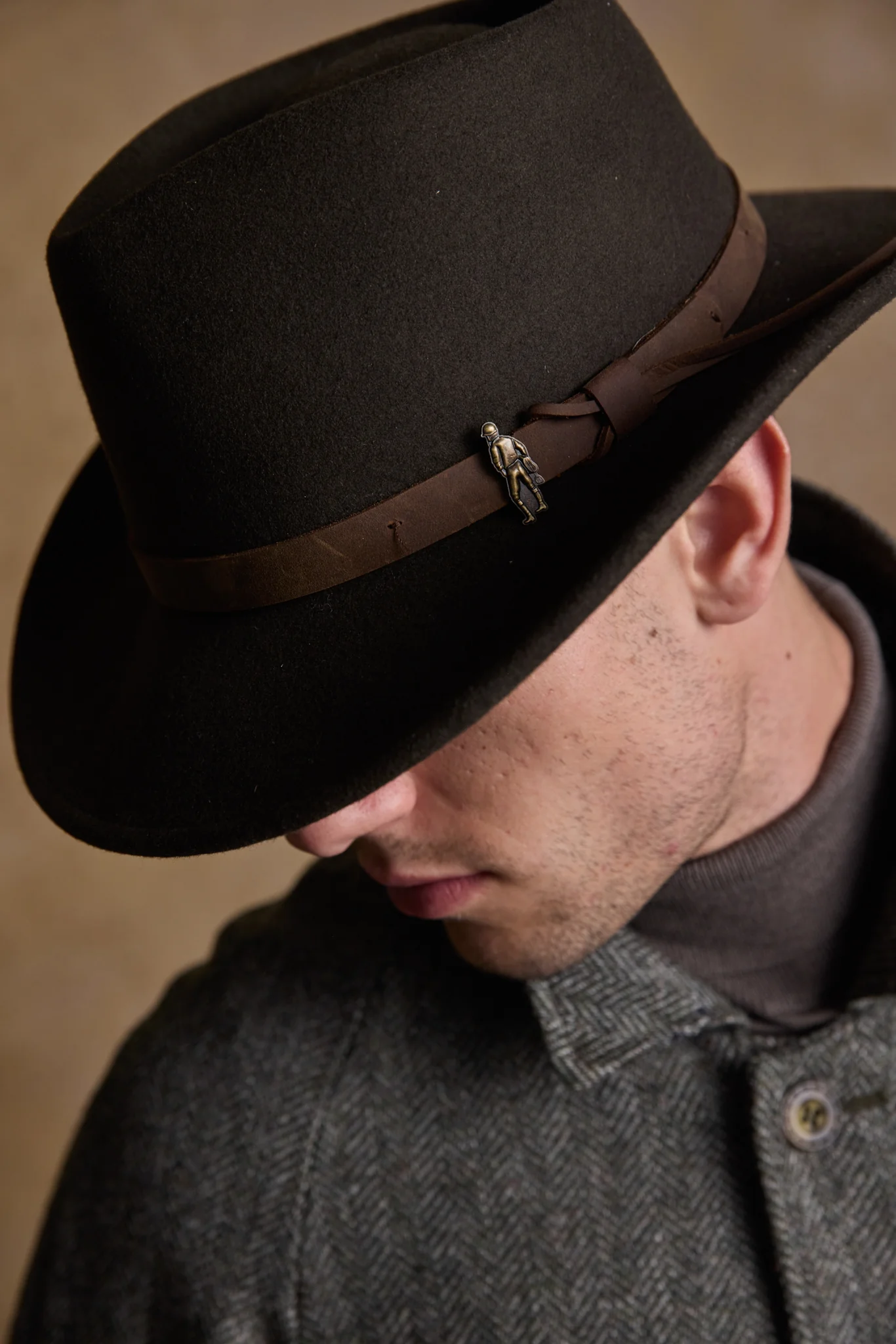 Boston Felt Hat - Olive - Image 2