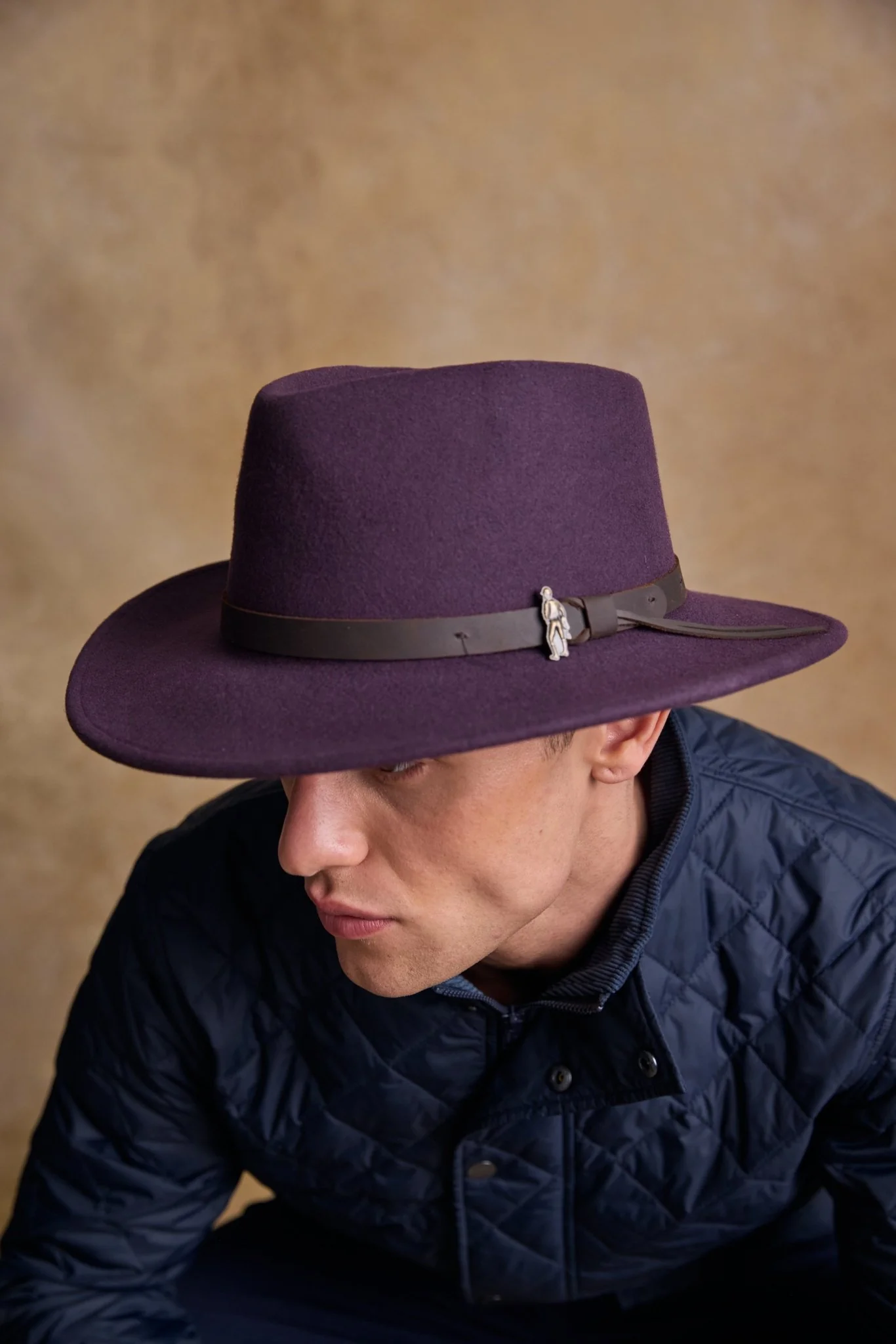Boston Felt Hat - Plum - Image 3