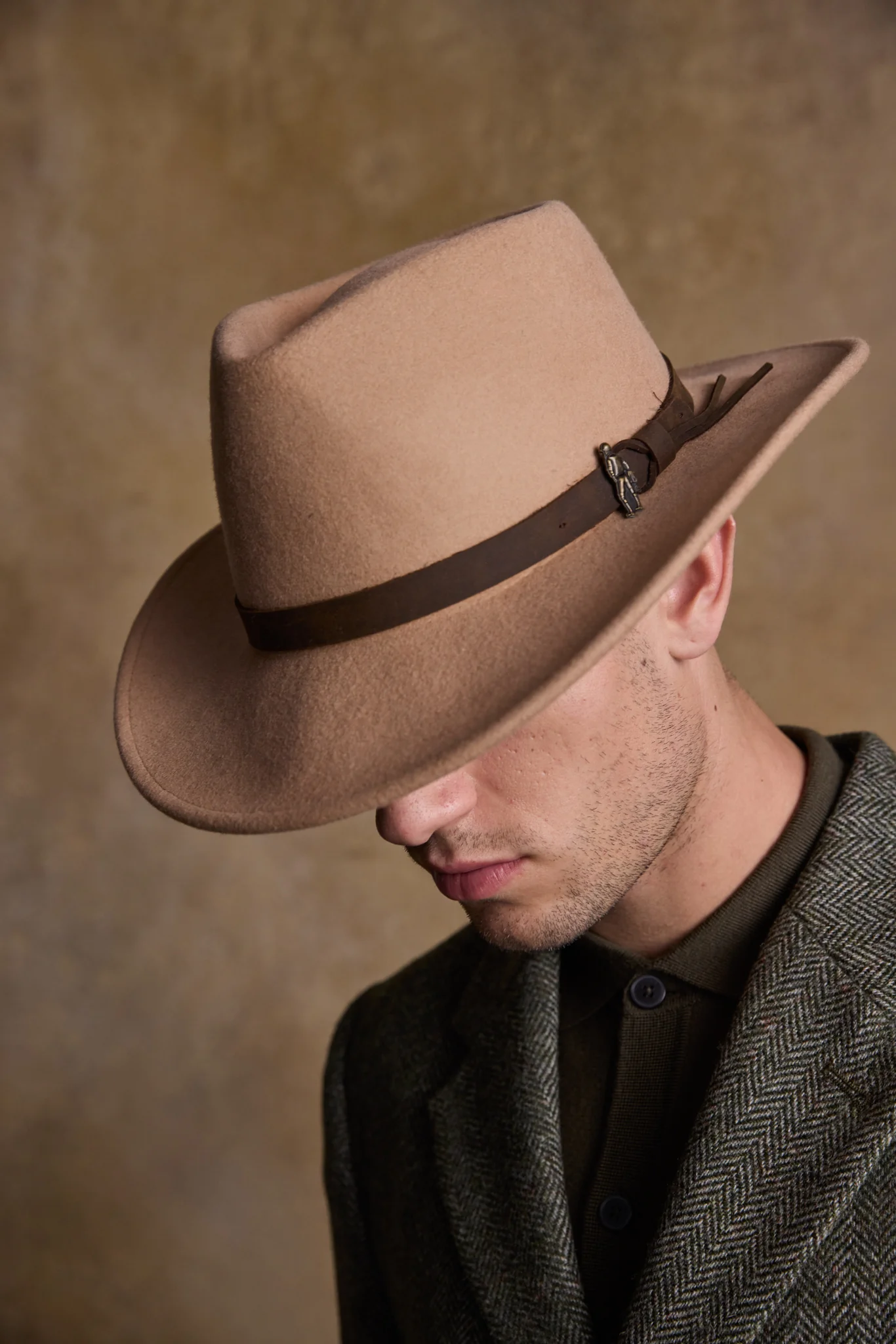 Boston Felt Hat - Tan - Image 4
