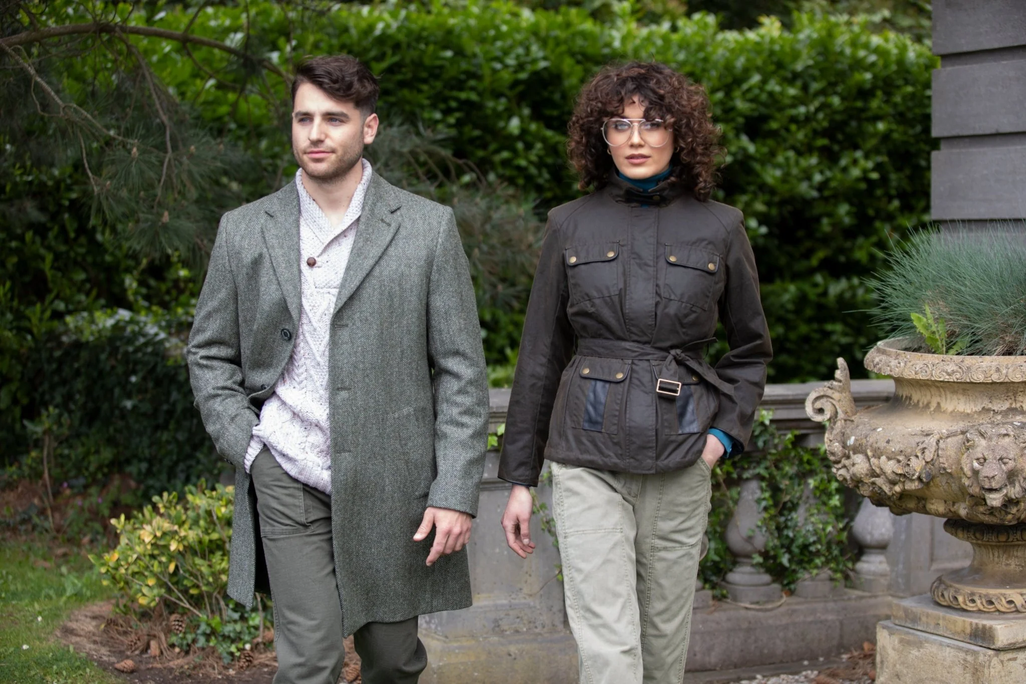 Cara Utility Wax Jacket - Olive - Image 5