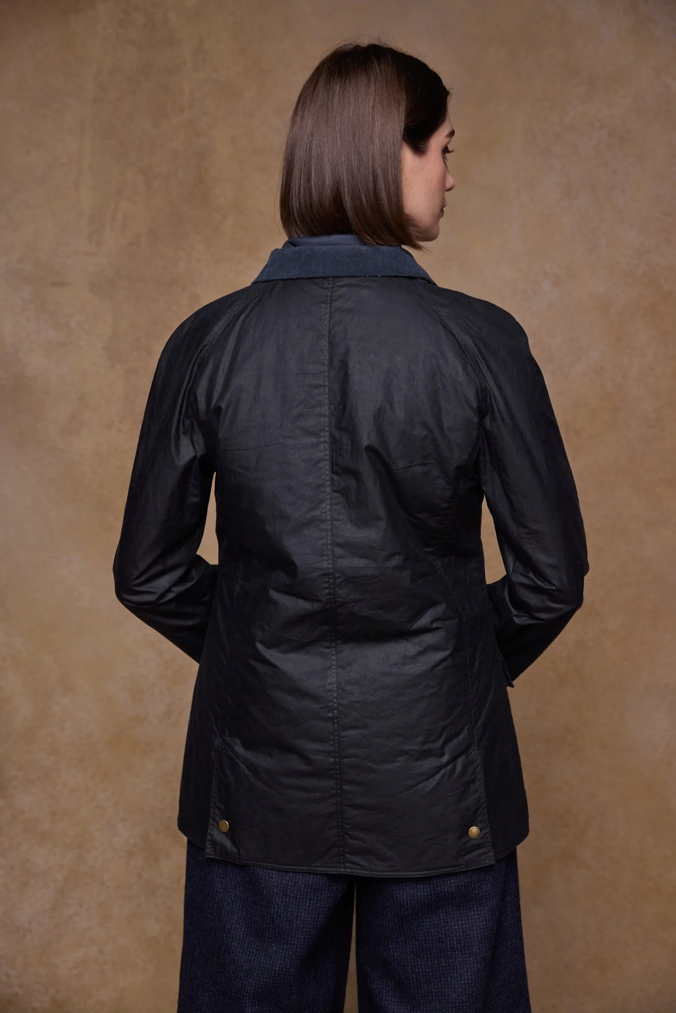 Claire Wax Jacket - Navy - Image 11