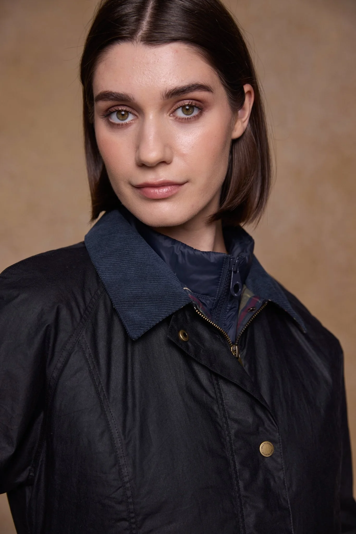 Claire Wax Jacket - Navy - Image 8