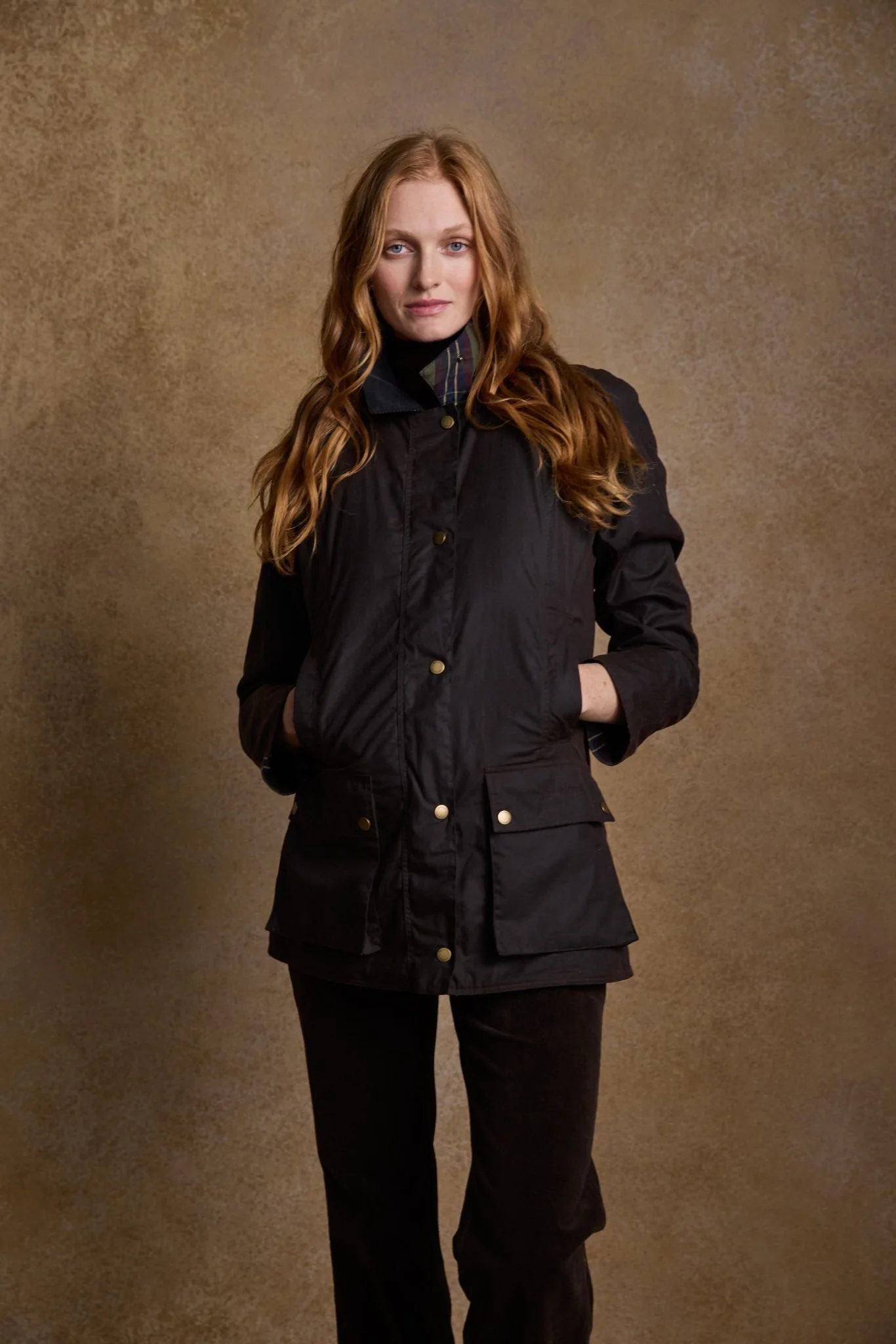 Claire Wax Jacket - Rustic Brown - Image 8