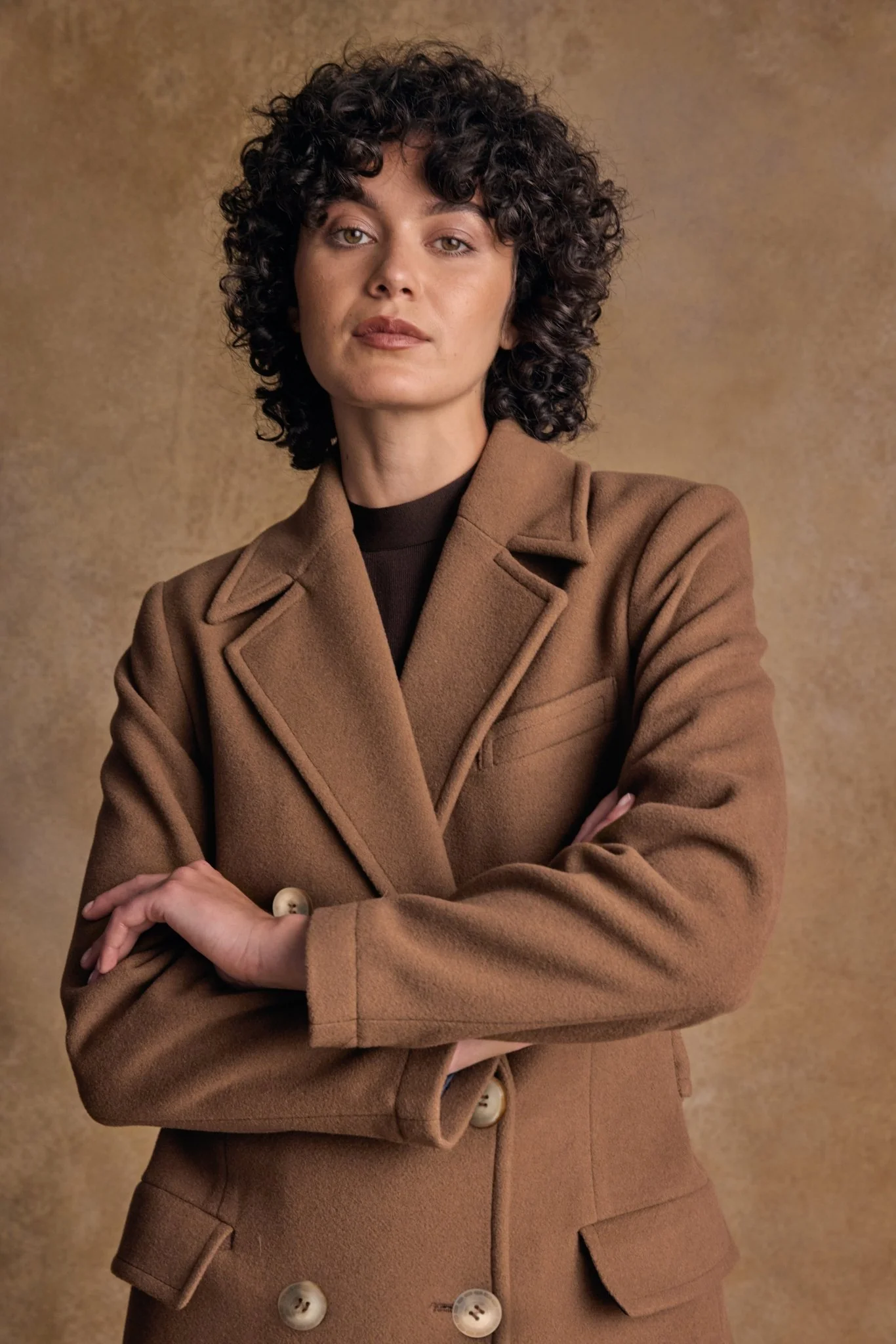 Clodagh Wool Coat - Camel - Image 5