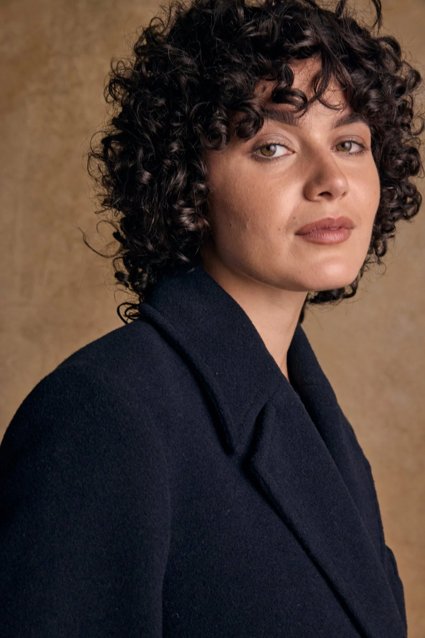 Clodagh Wool Coat - Navy - Image 4