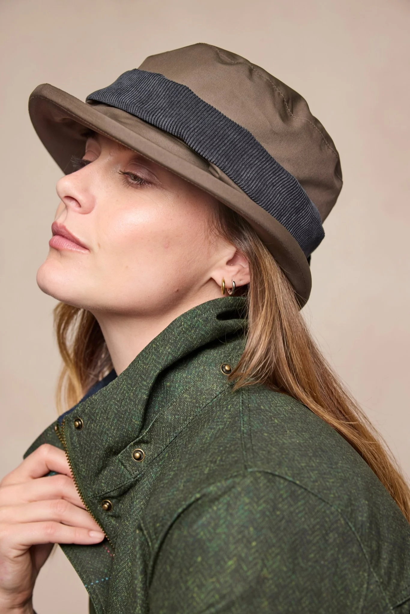 Connemara Waterproof Hat - Mocha - Image 5