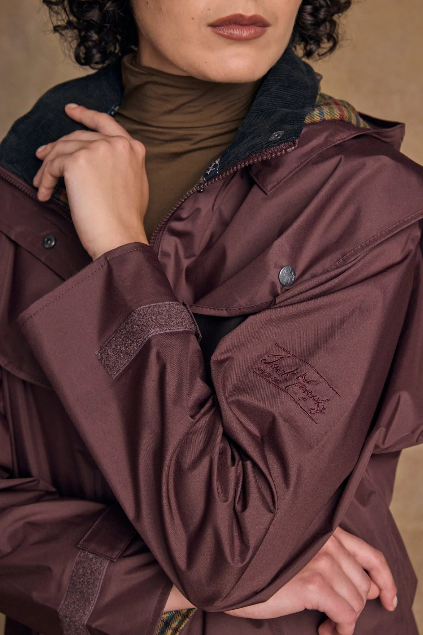Cotswold Waterproof Jacket - Deep Claret - Image 4