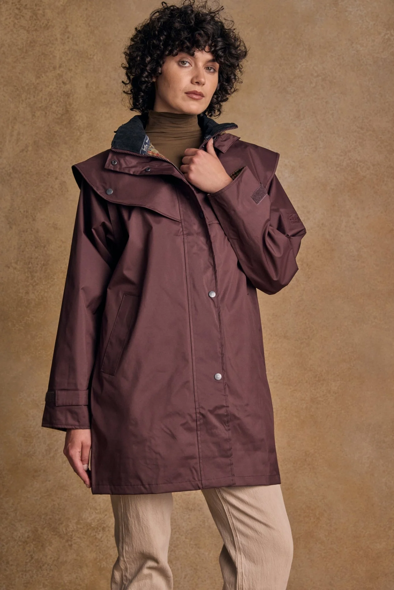 Cotswold Waterproof Jacket - Deep Claret - Image 5