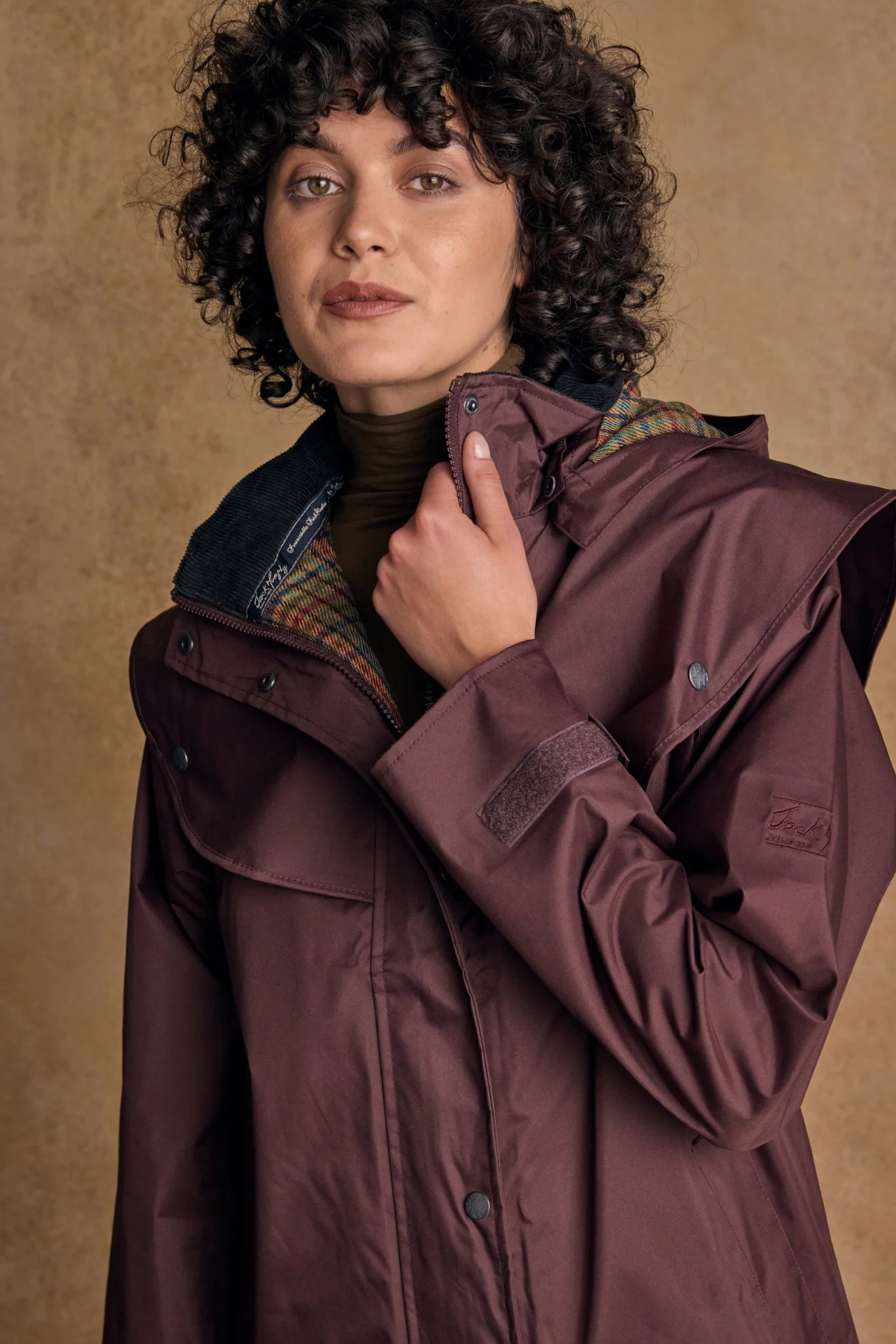 Cotswold Waterproof Jacket - Deep Claret - Image 7
