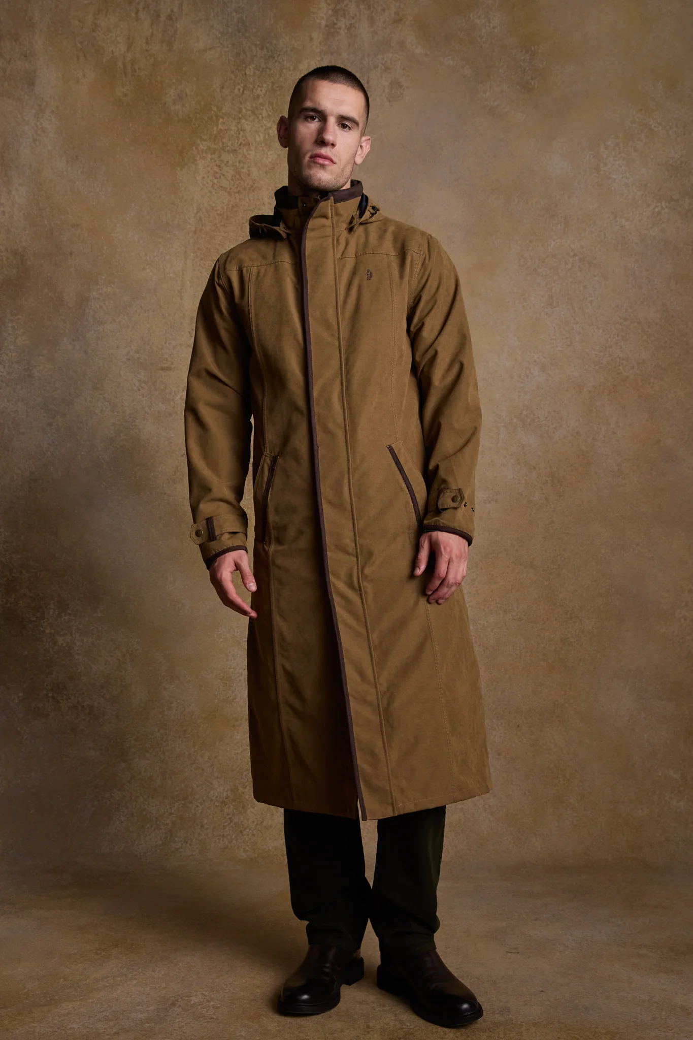 Emmet Waterproof Long Coat - Camel - Image 6