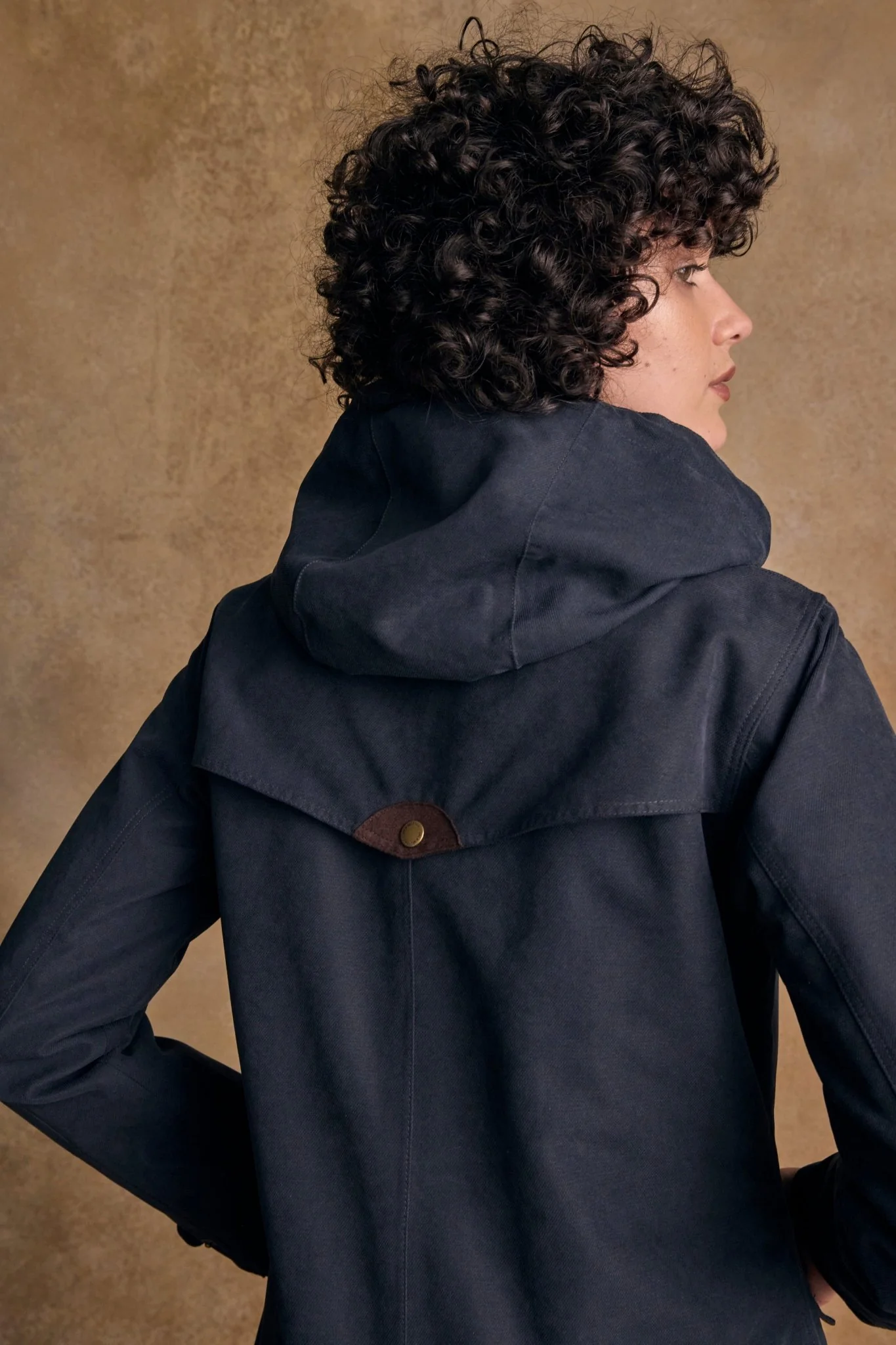 Erin Waterproof Coat - Navy - Image 6