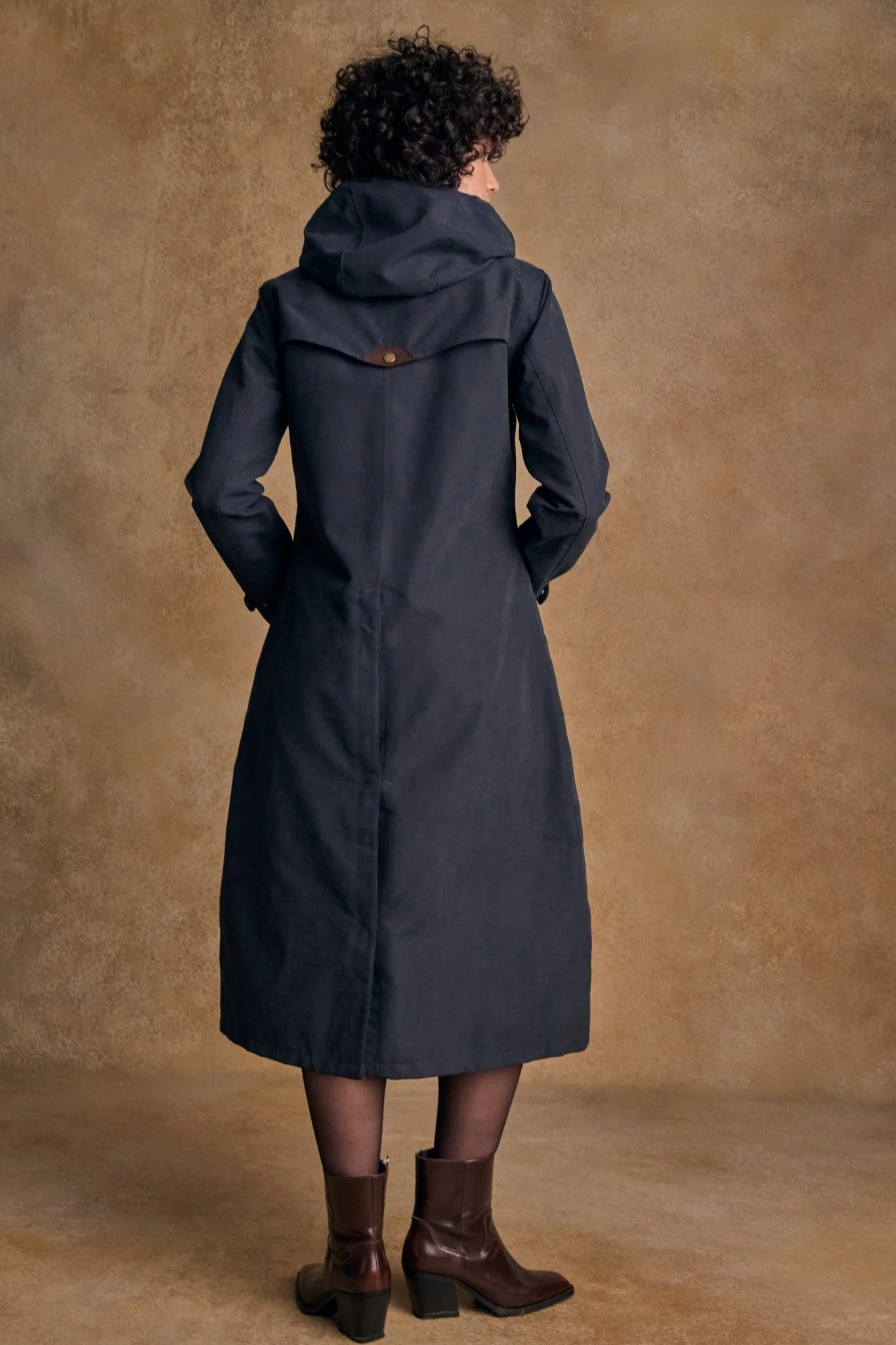 Erin Waterproof Coat - Navy - Image 8