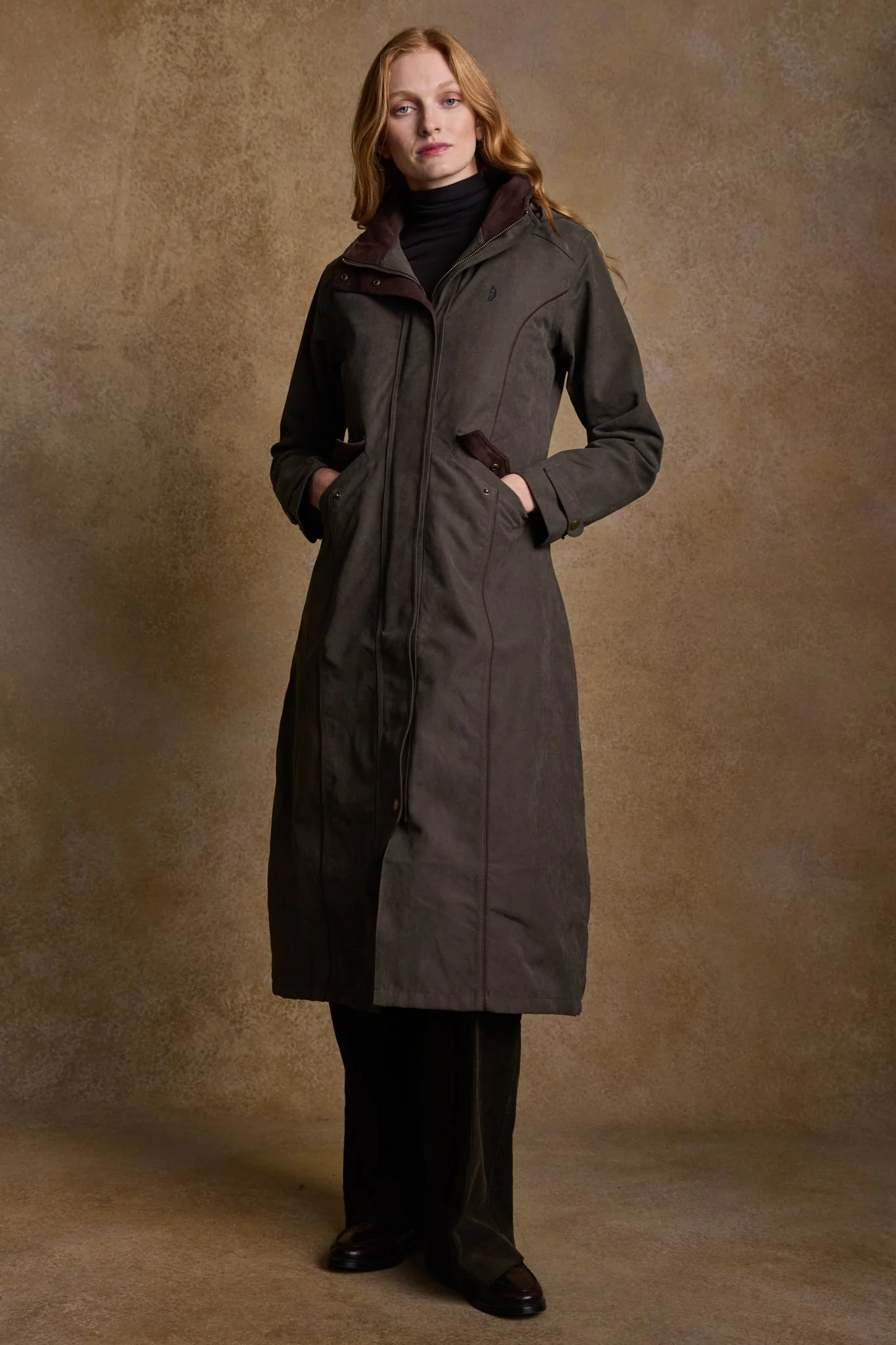 Erin Waterproof Coat - Olive - Image 5