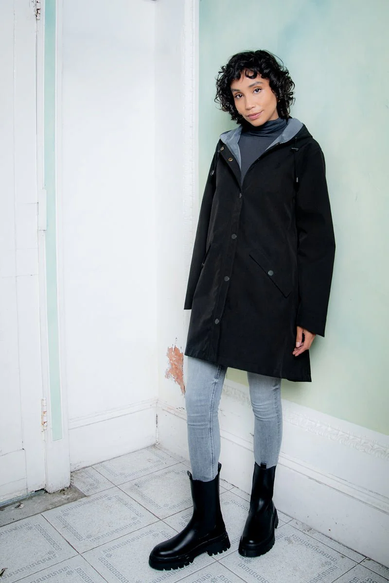 Fiadh Waterproof Jacket - Black - Image 2