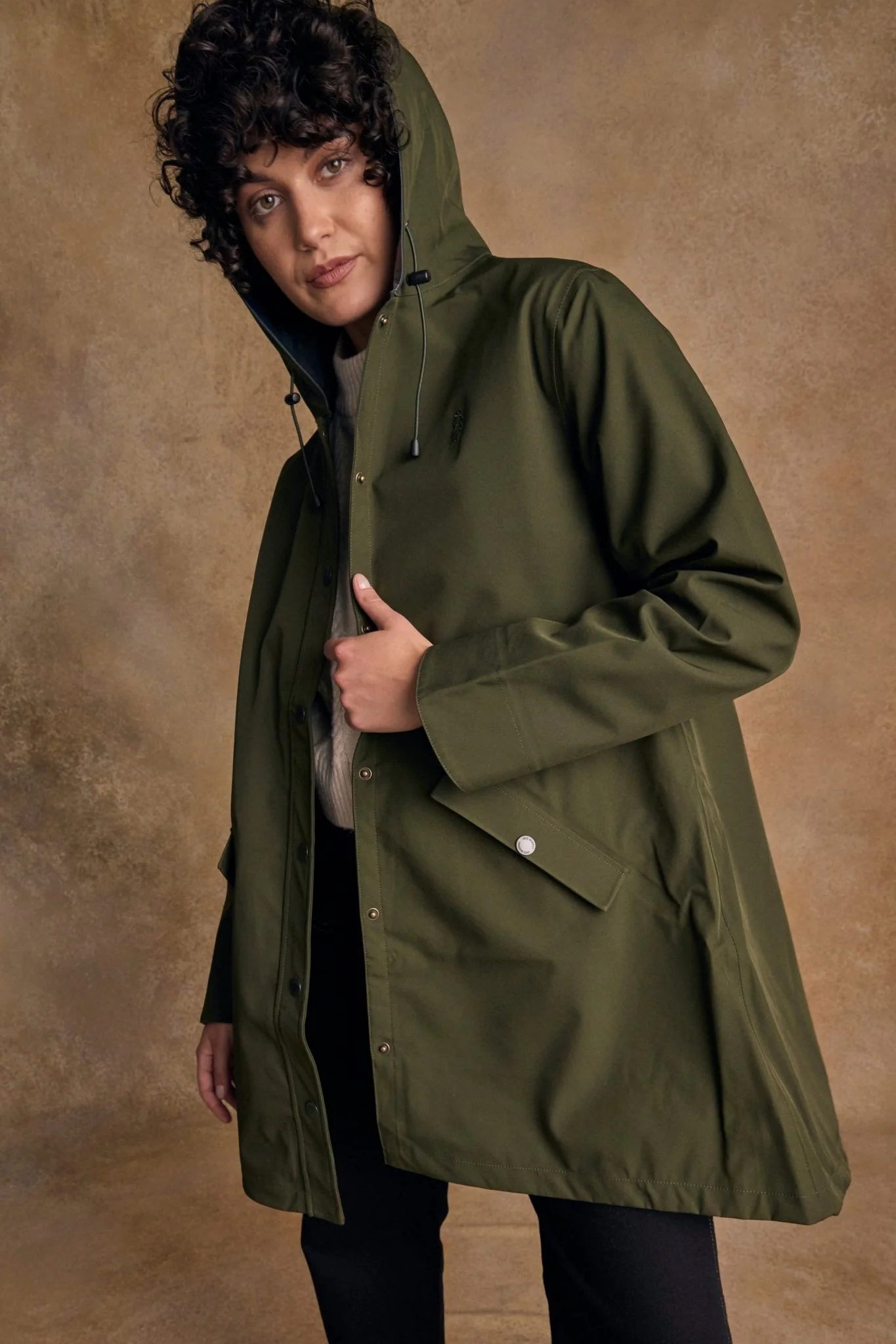 Fiadh Waterproof Jacket - Olive - Image 3