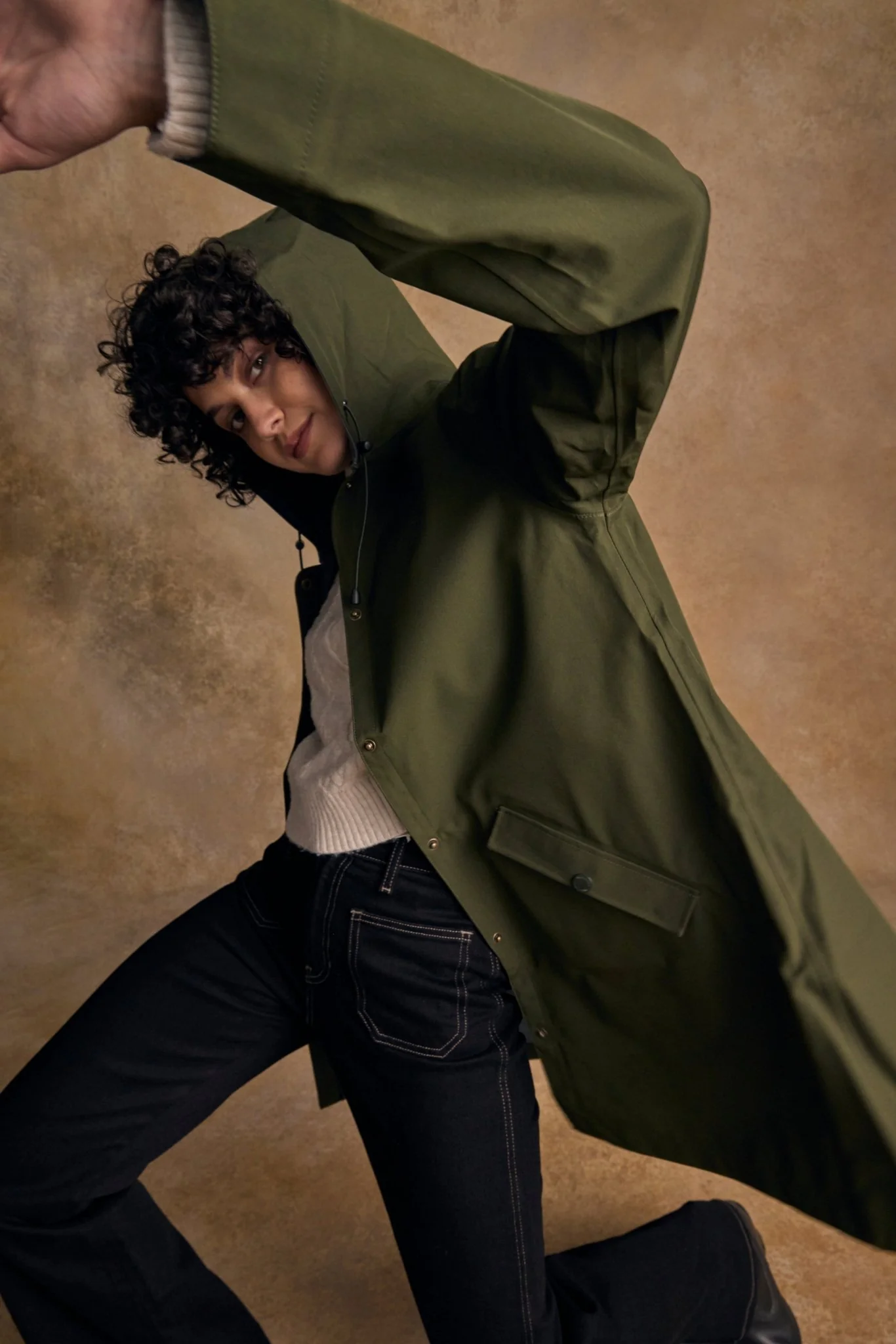 Fiadh Waterproof Jacket - Olive - Image 5