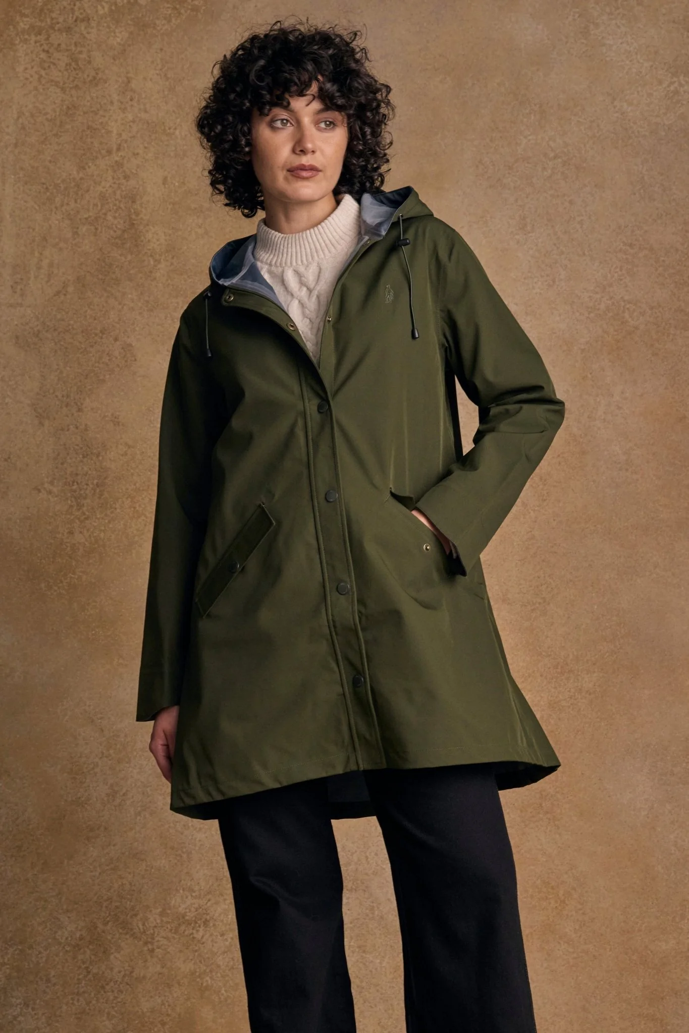 Fiadh Waterproof Jacket - Olive - Image 6