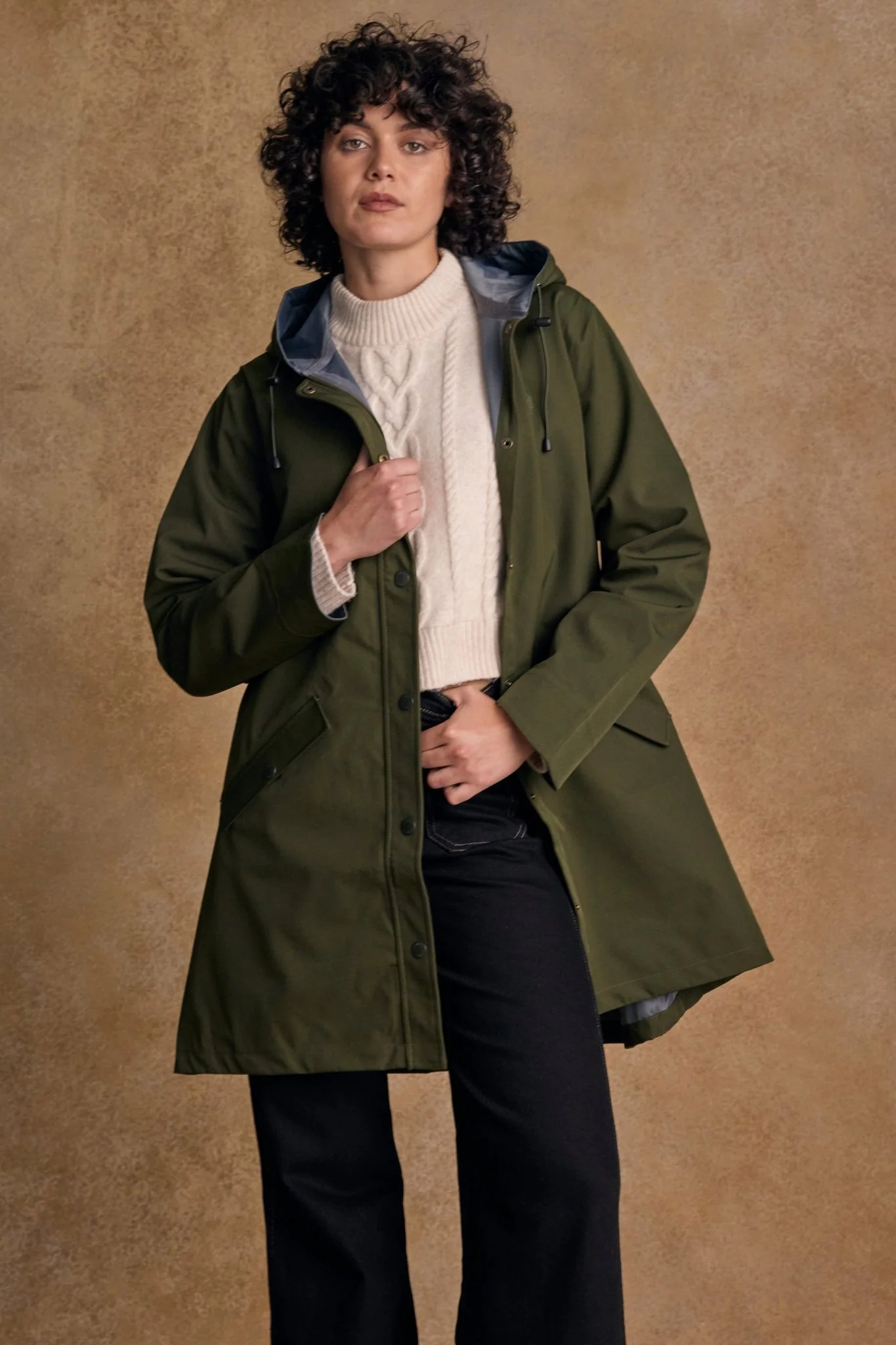 Fiadh Waterproof Jacket - Olive - Image 7