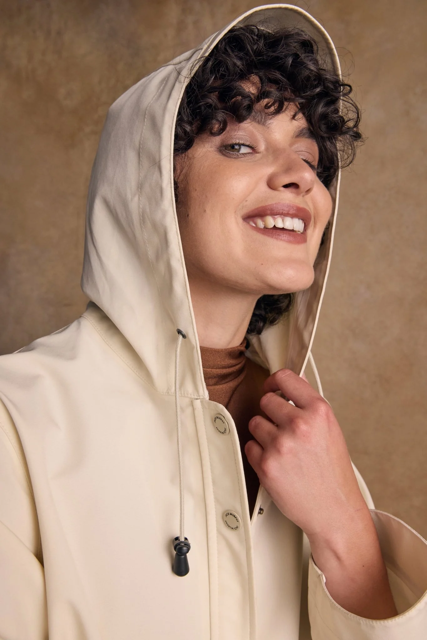 Fiadh Waterproof Jacket - Pearl - Image 3