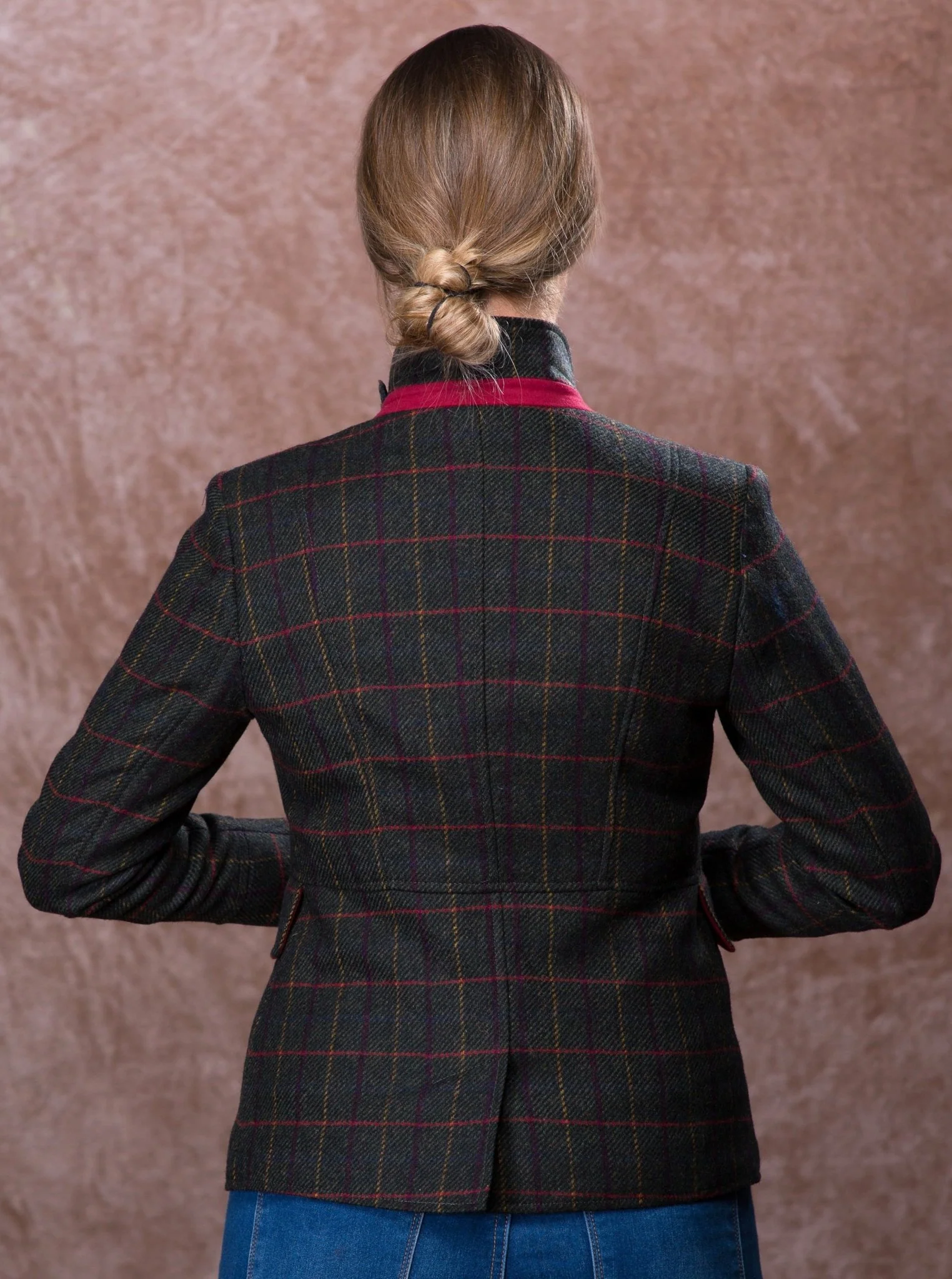 Donna Tweed Jacket - Primary Green - Image 5