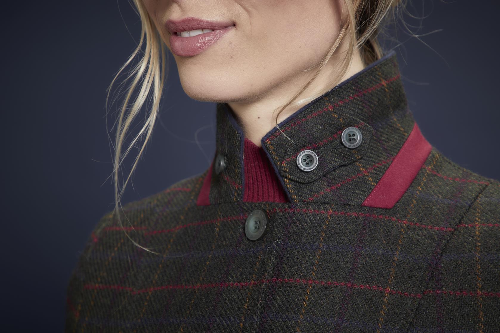 Donna Tweed Jacket - Primary Green - Image 7