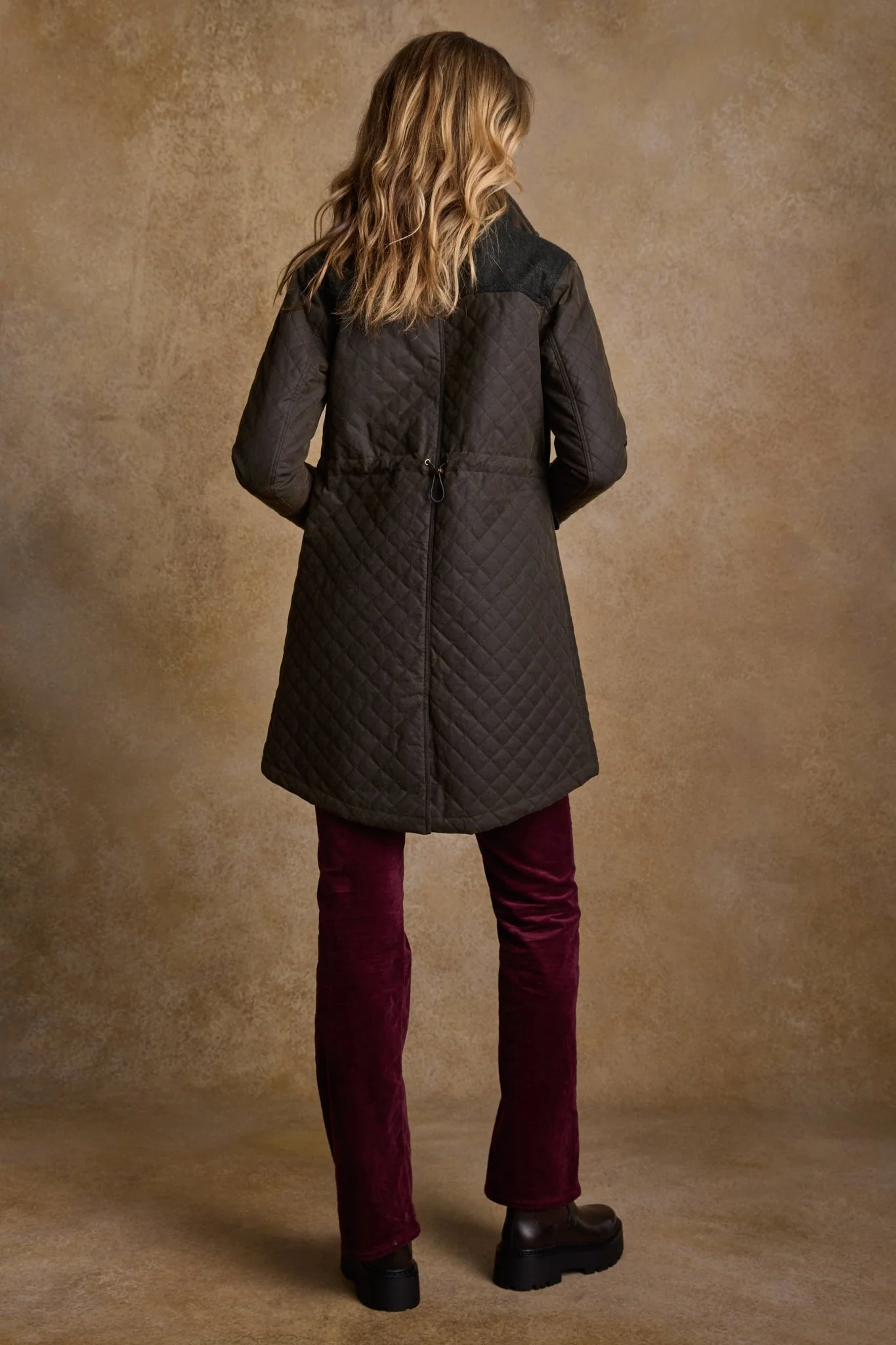 Jodie Wax Coat - Olive - Image 12