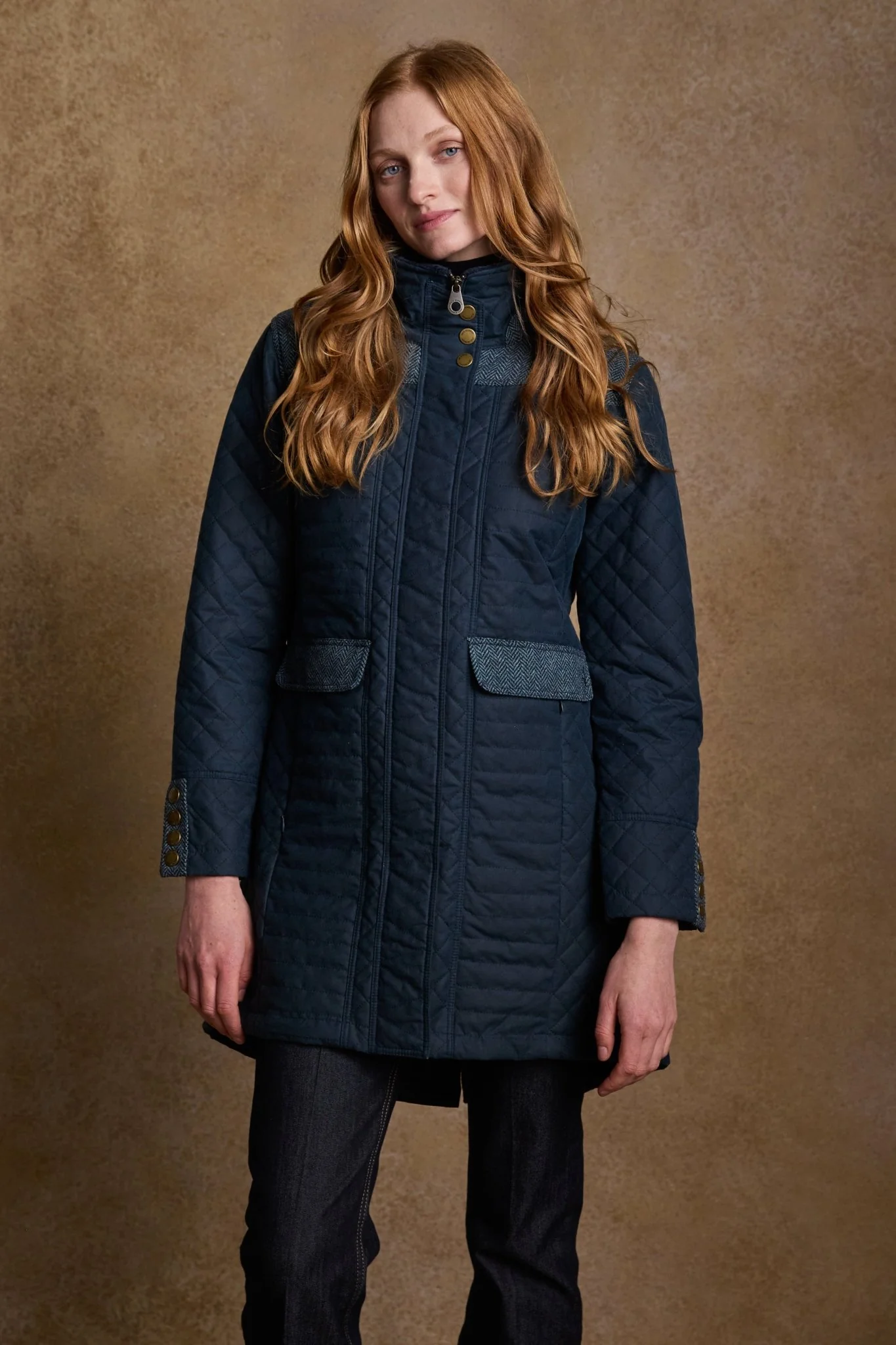 Jodie Wax Coat - Teal - Image 5