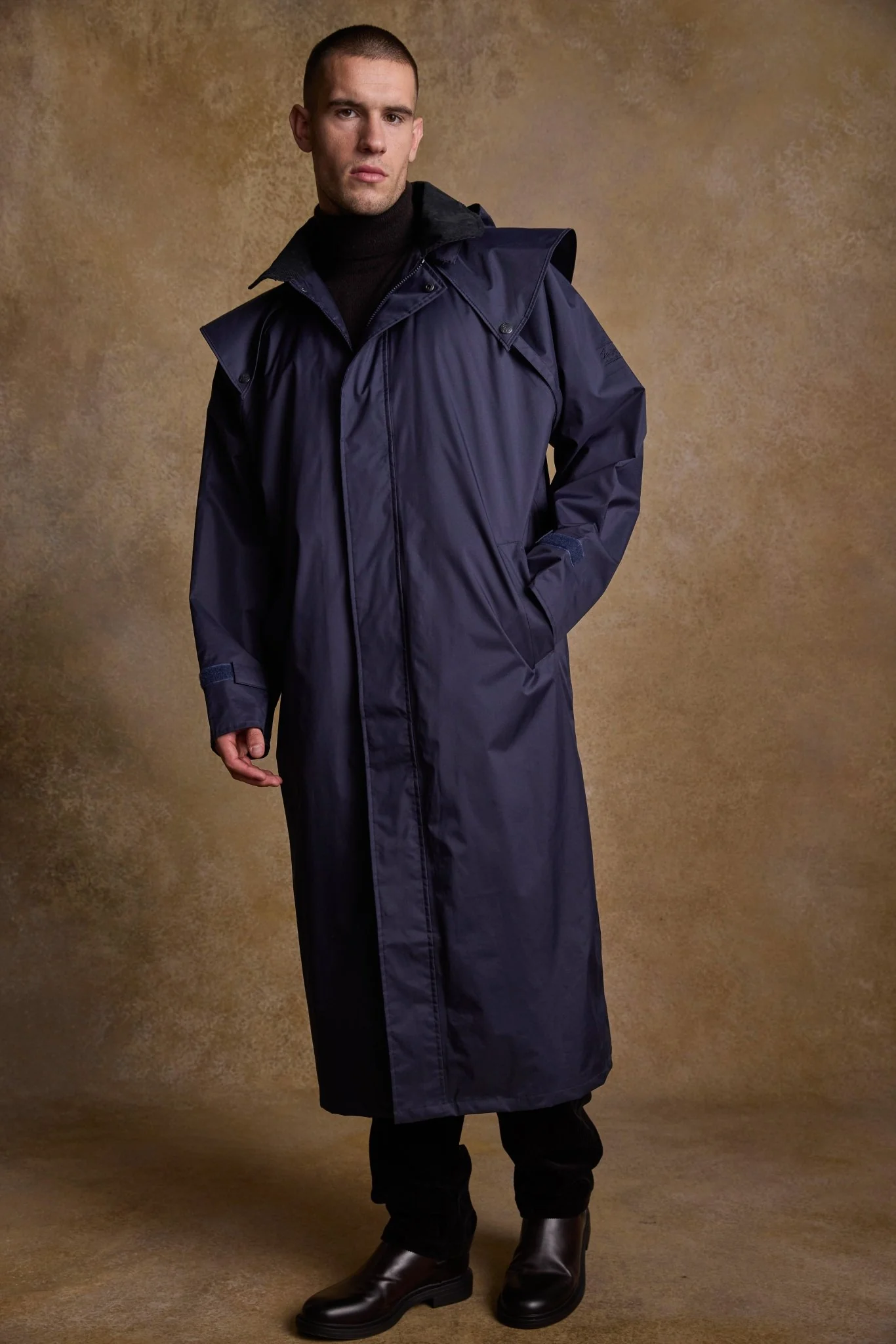 Lambourne Waterproof Coat - Navy - Image 7