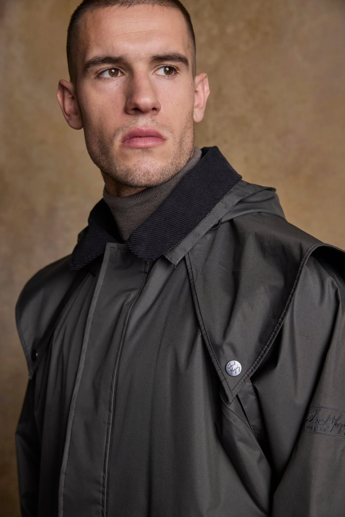 Lambourne Waterproof Coat - Olive - Image 4