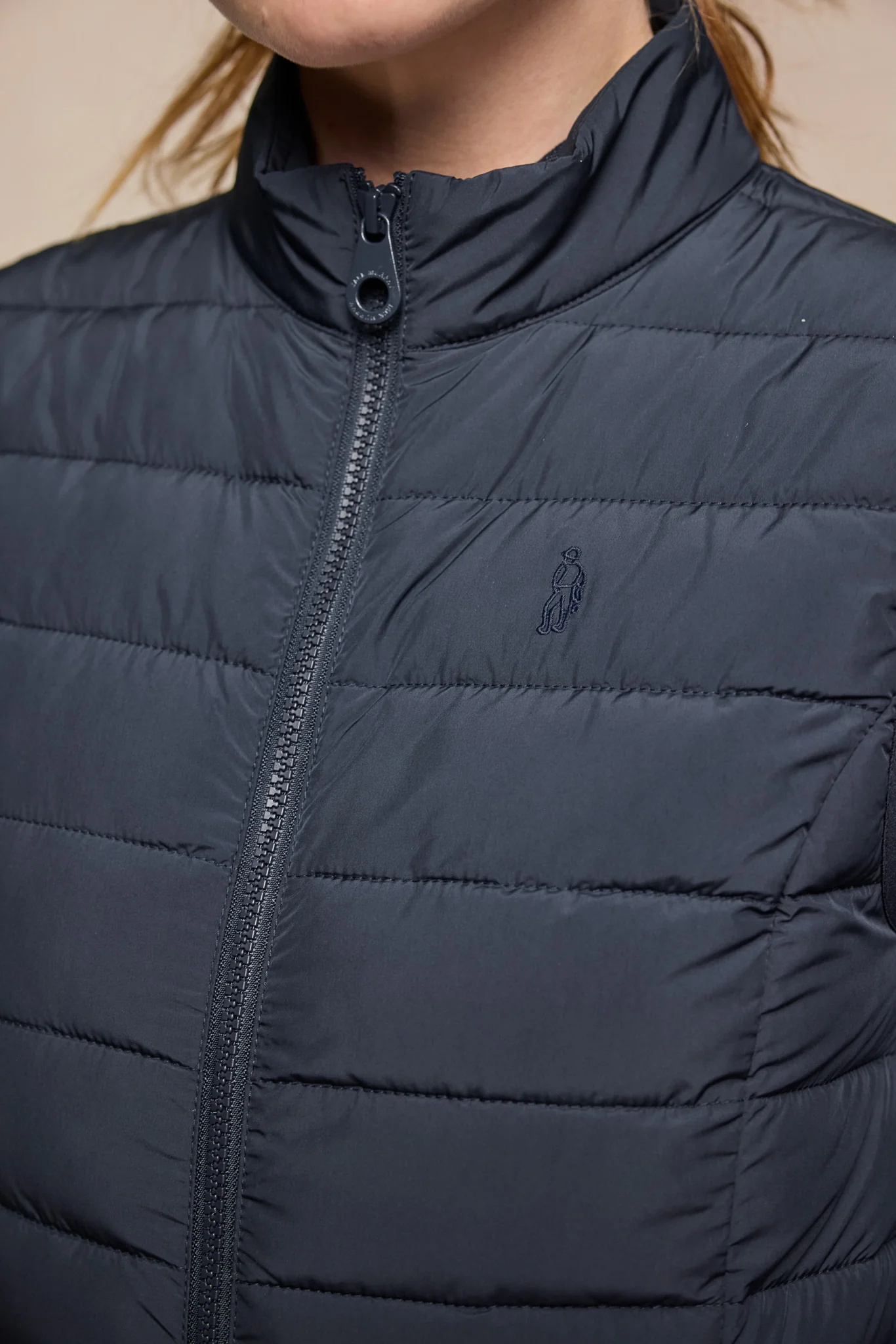 Leah Puffa Gilet - Navy - Image 7