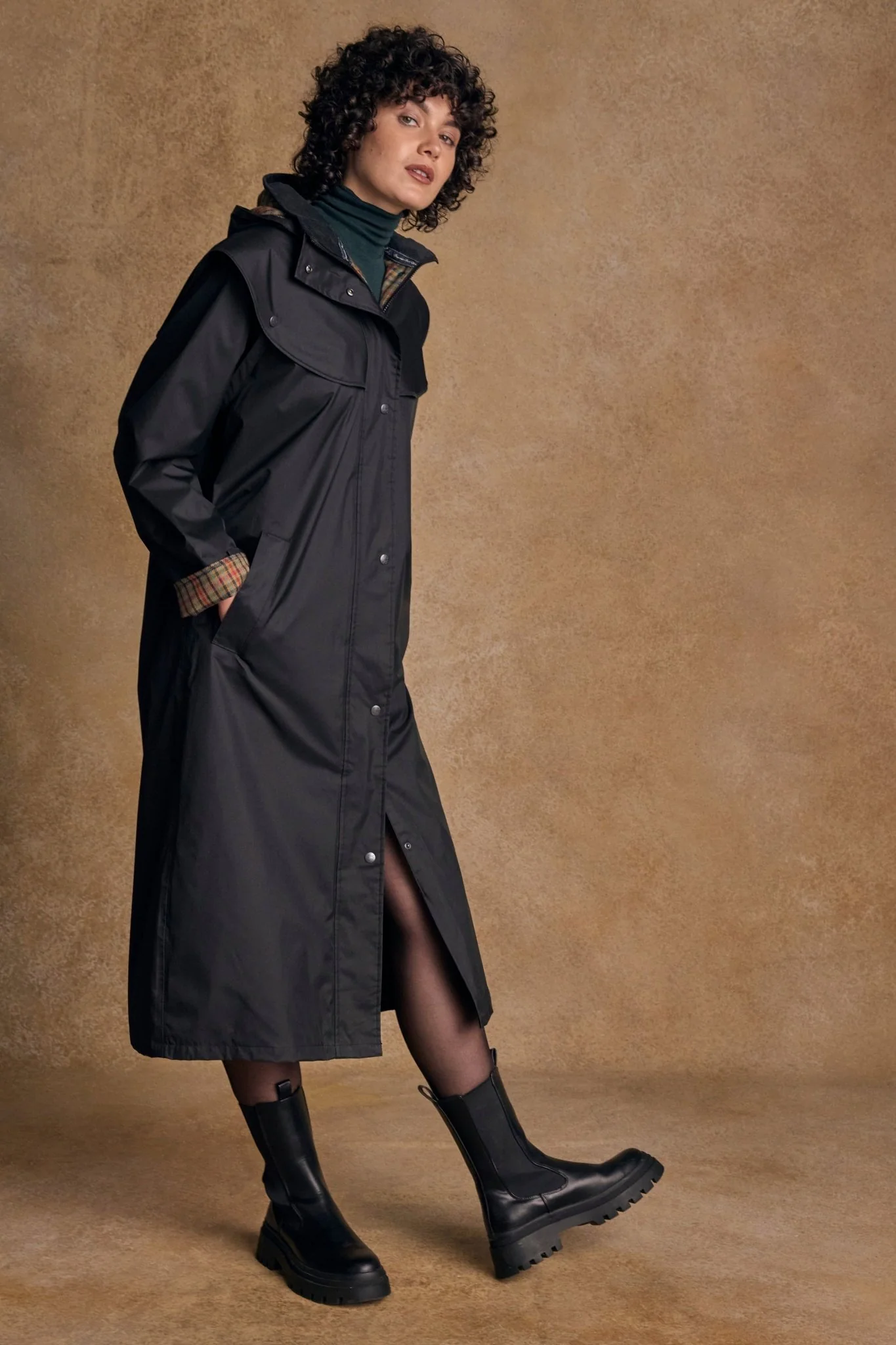 Malvern Waterproof Coat - Black - Image 6