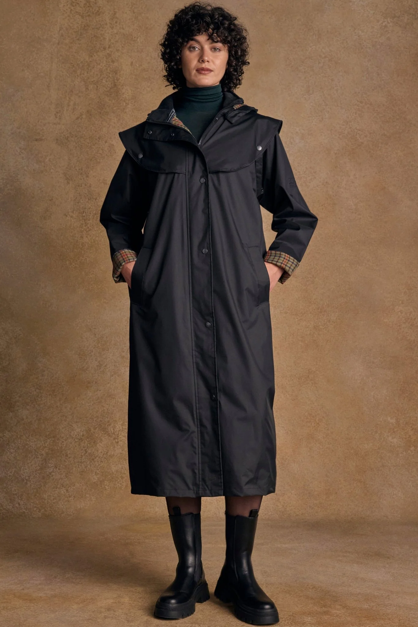Malvern Waterproof Coat - Black - Image 8