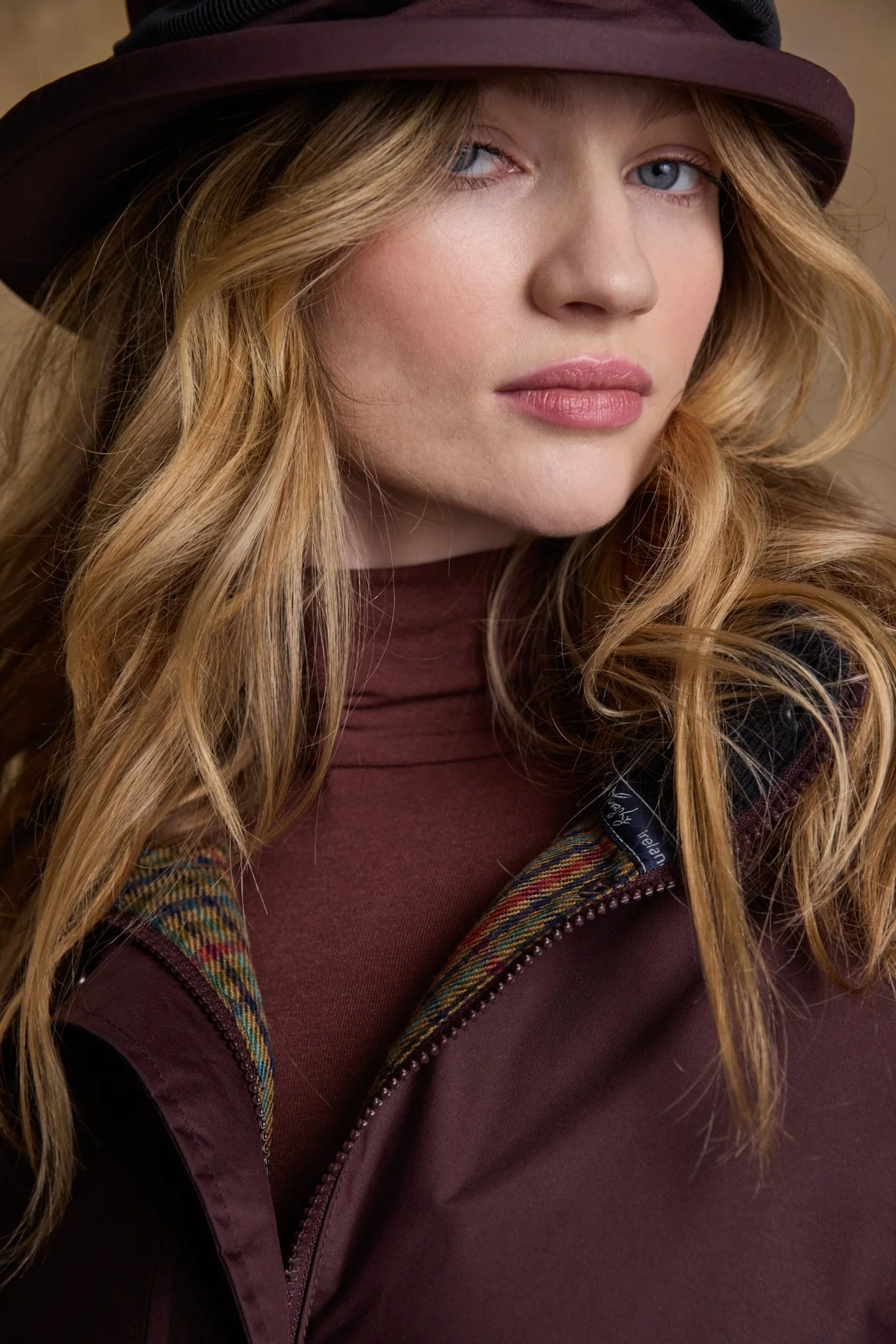 Malvern Waterproof Coat - Deep Claret - Image 10