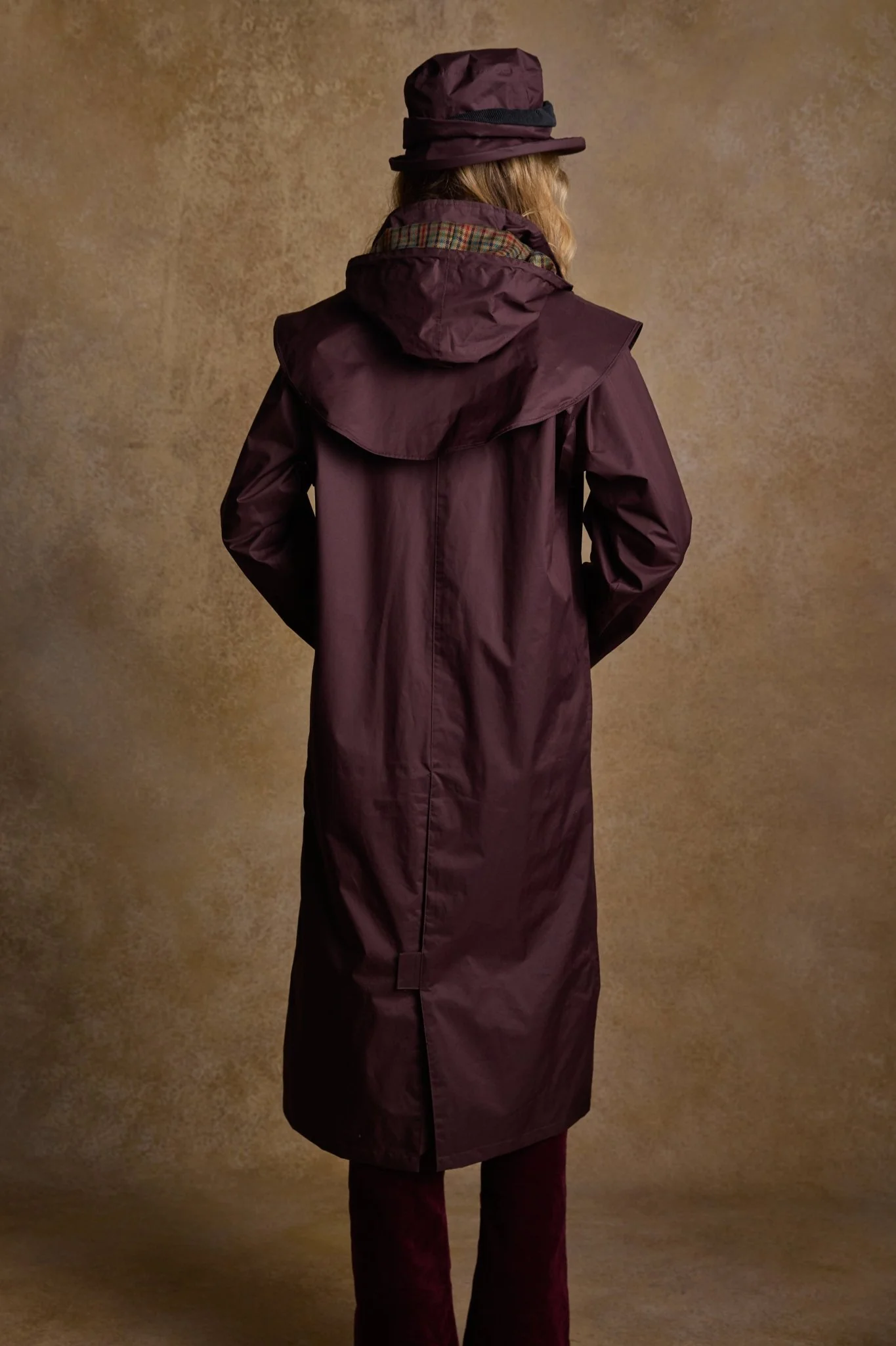 Malvern Waterproof Coat - Deep Claret - Image 11