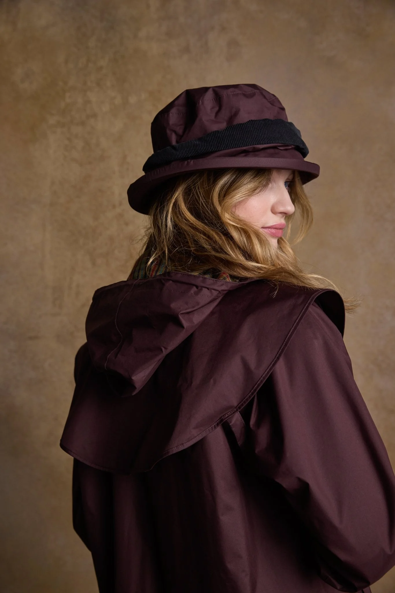 Malvern Waterproof Coat - Deep Claret - Image 9