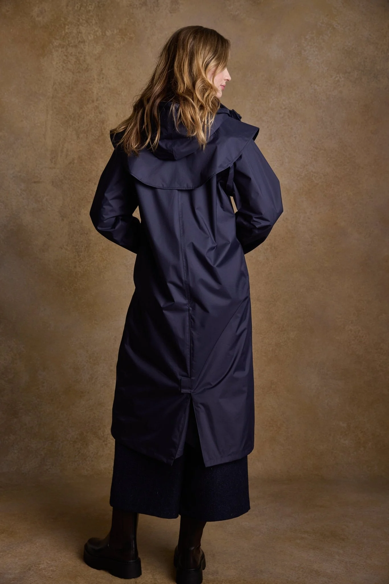 Malvern Waterproof Coat - Navy - Image 12