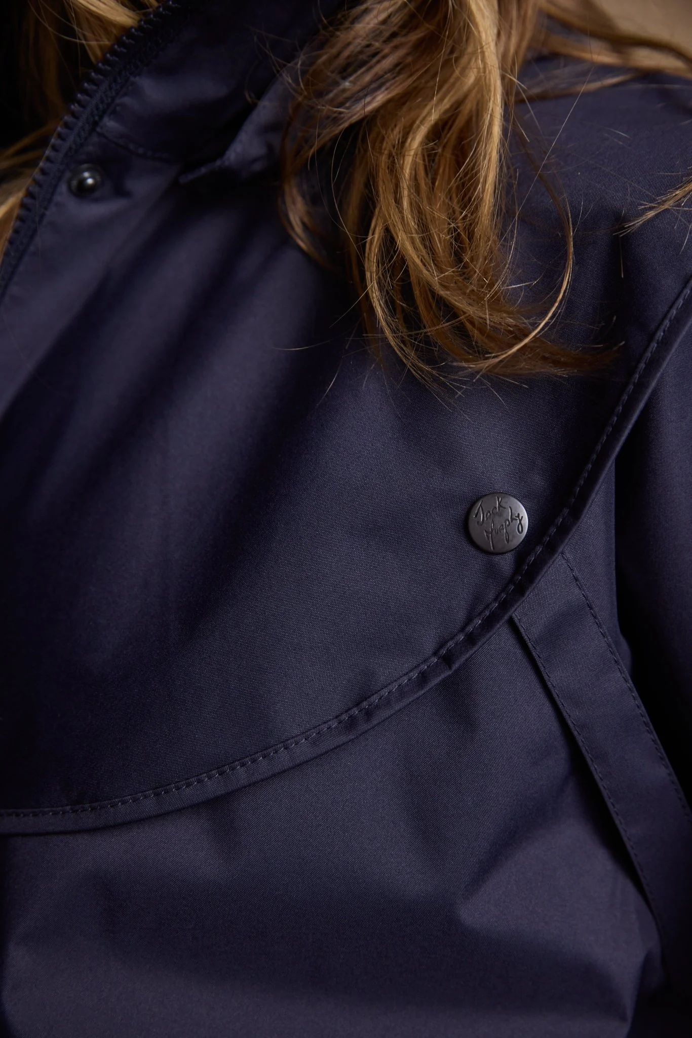 Malvern Waterproof Coat - Navy - Image 6