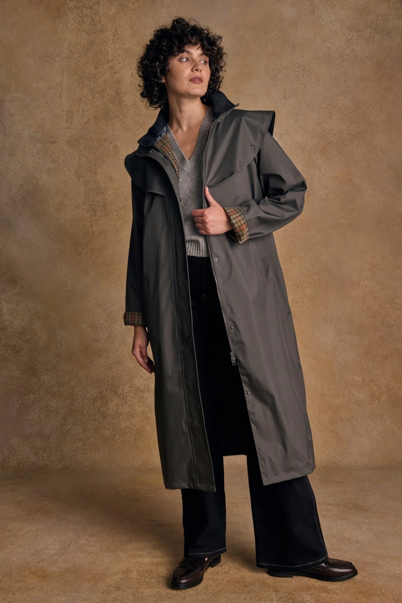 Malvern Waterproof Coat - Olive - Image 6