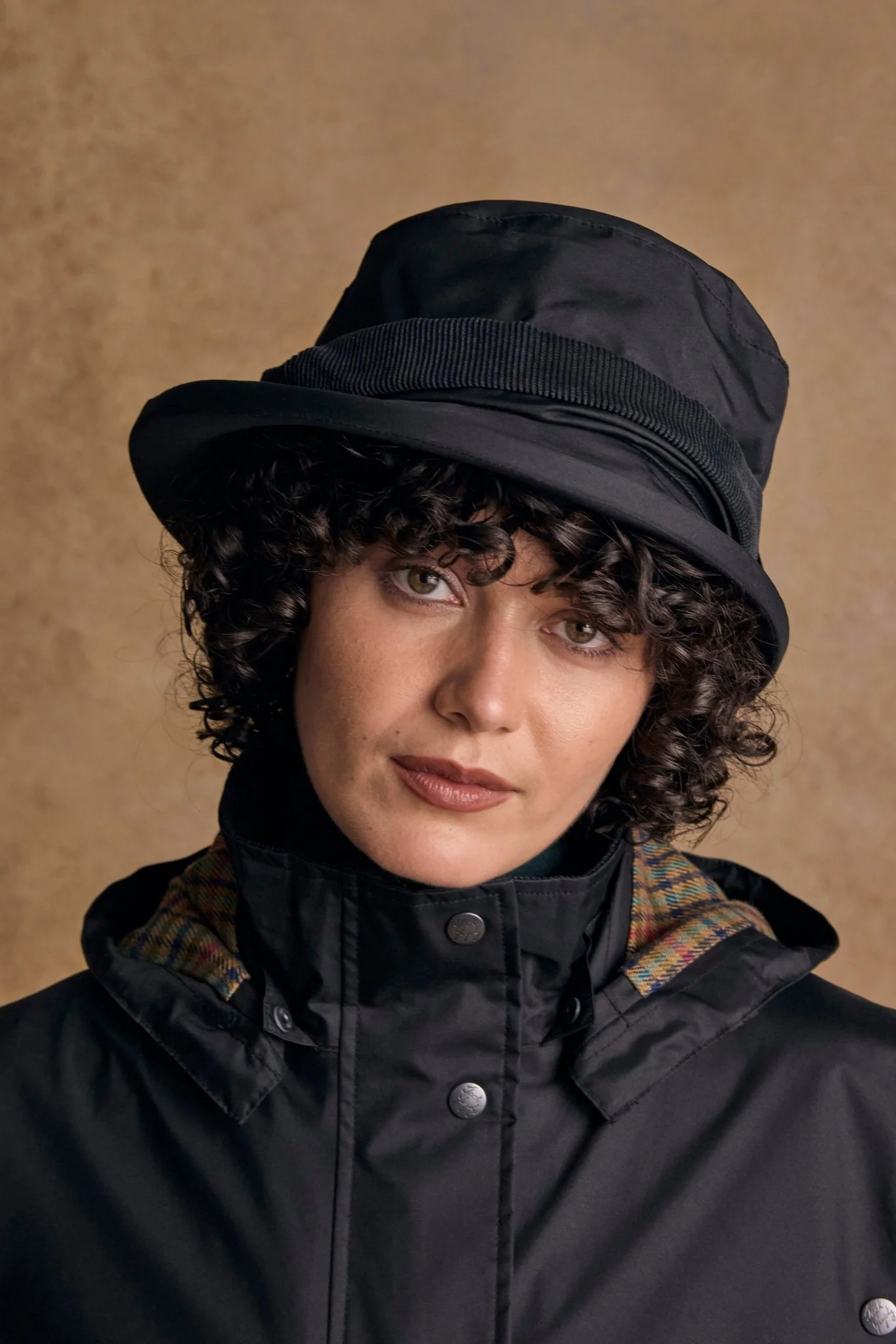 Malvern Waterproof Hat - Black - Image 3