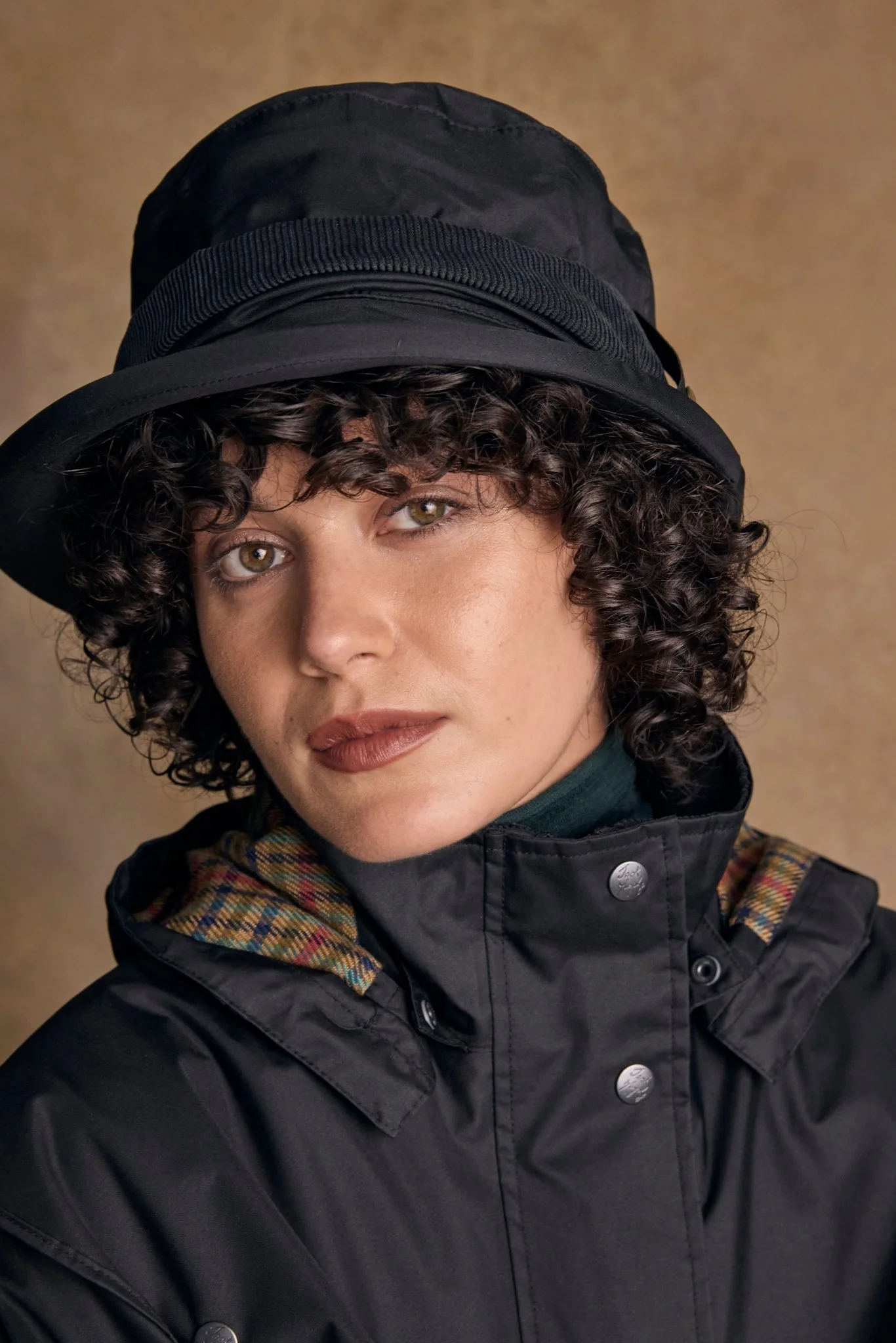 Malvern Waterproof Hat - Black - Image 4