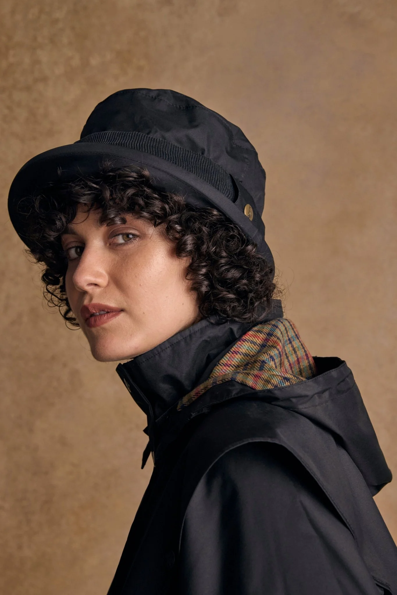 Malvern Waterproof Hat - Black - Image 5
