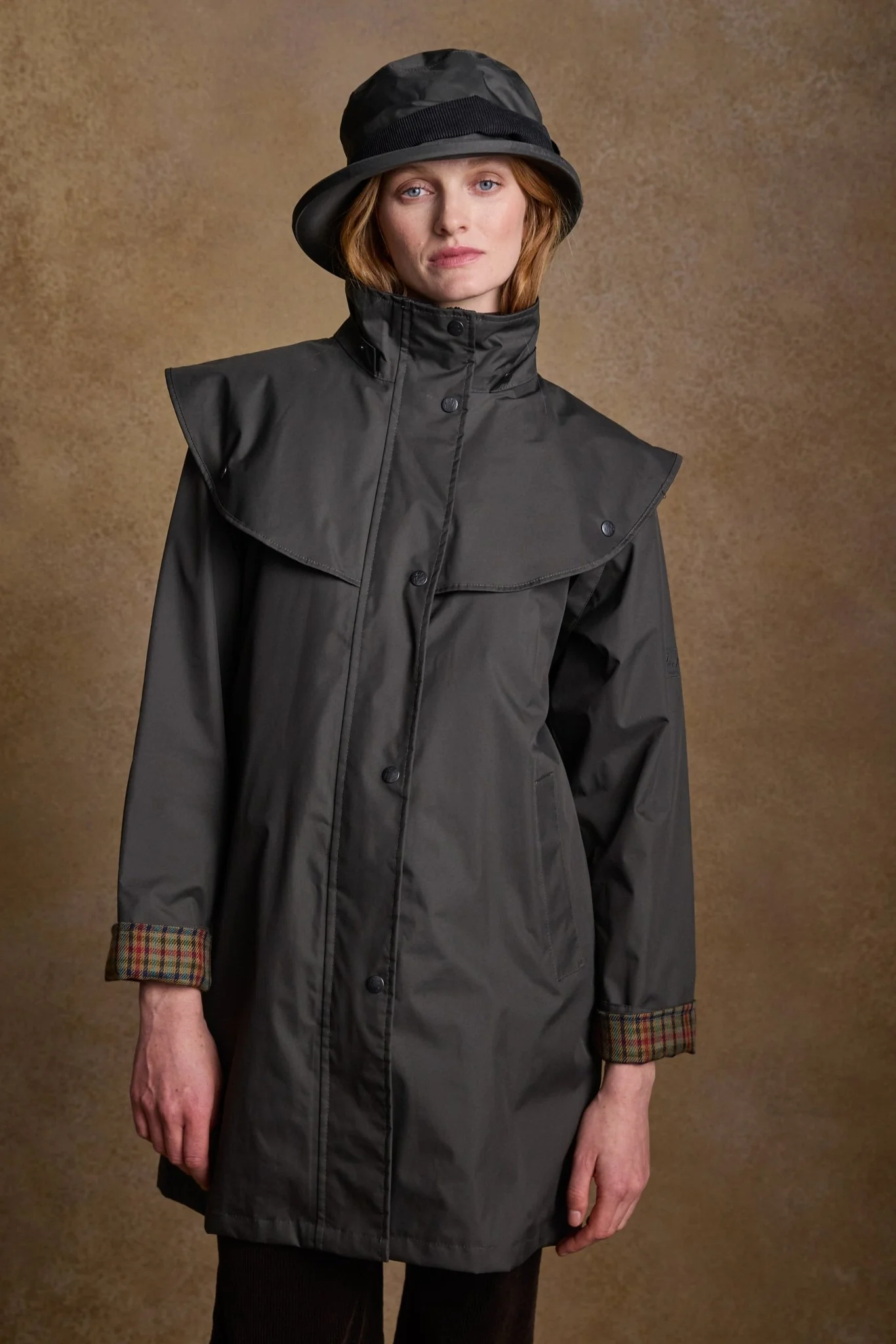 Malvern Waterproof Hat - Olive - Image 3